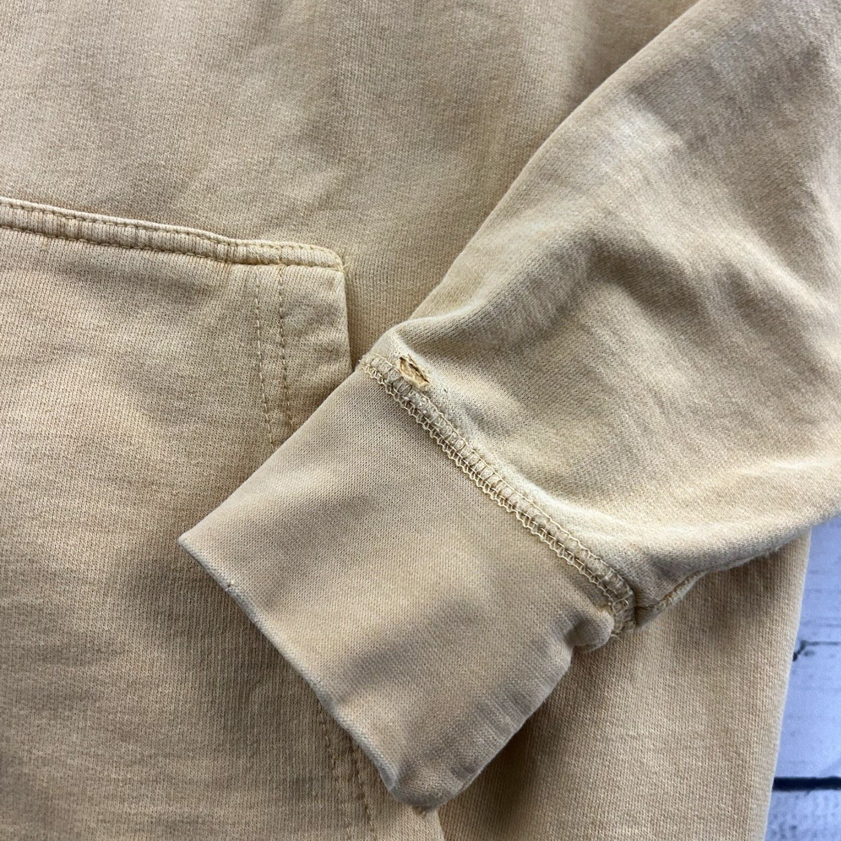 Vintage Full Send Mens Hoodie Pullover Sweatshirt M Yellow Size US M / EU 48-50 / 2 - 4 Thumbnail