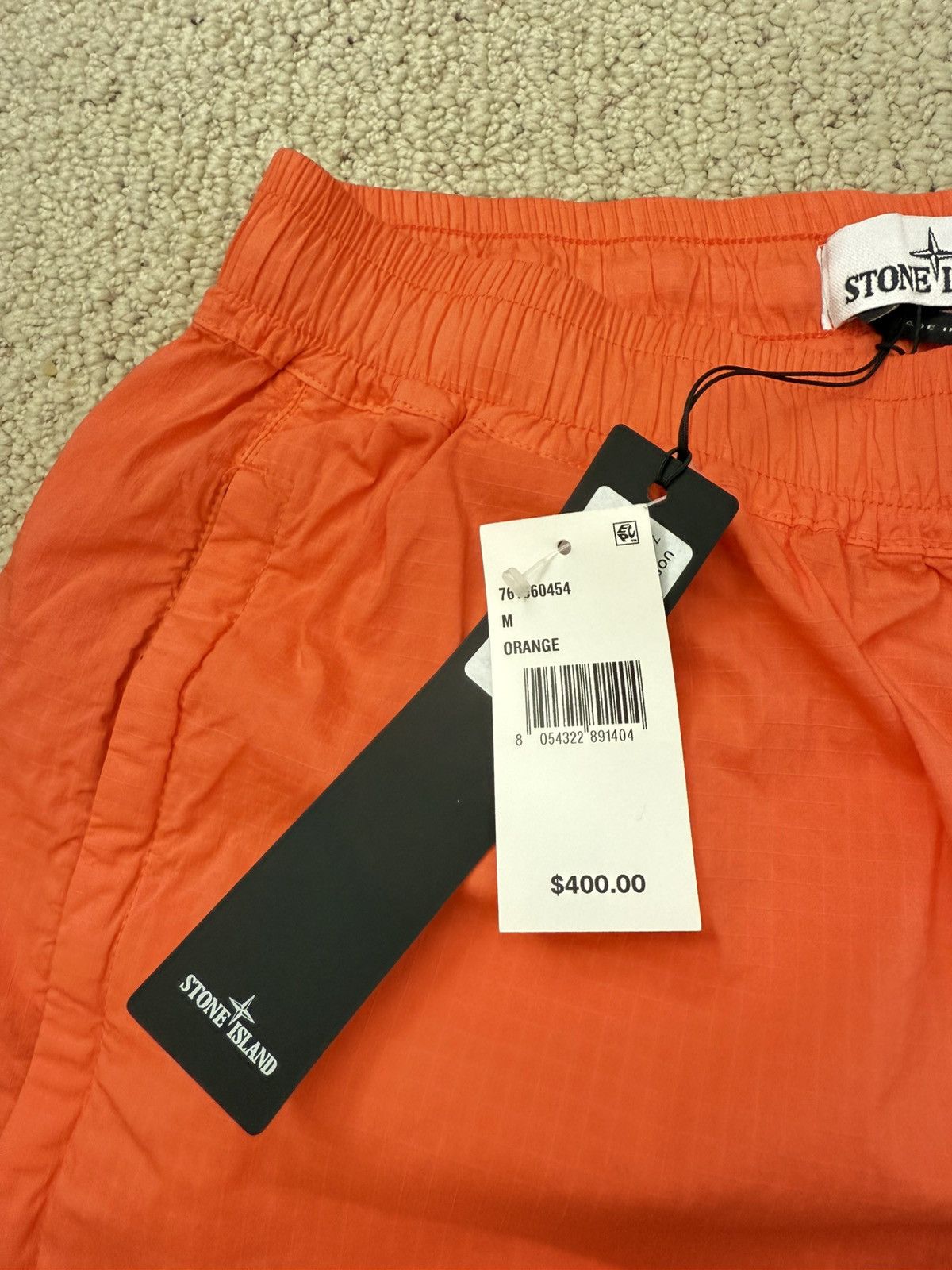 Stone Island New w/Tags Stone Island Medium Orange Shorts Size US 32 / EU 48 - 3 Thumbnail