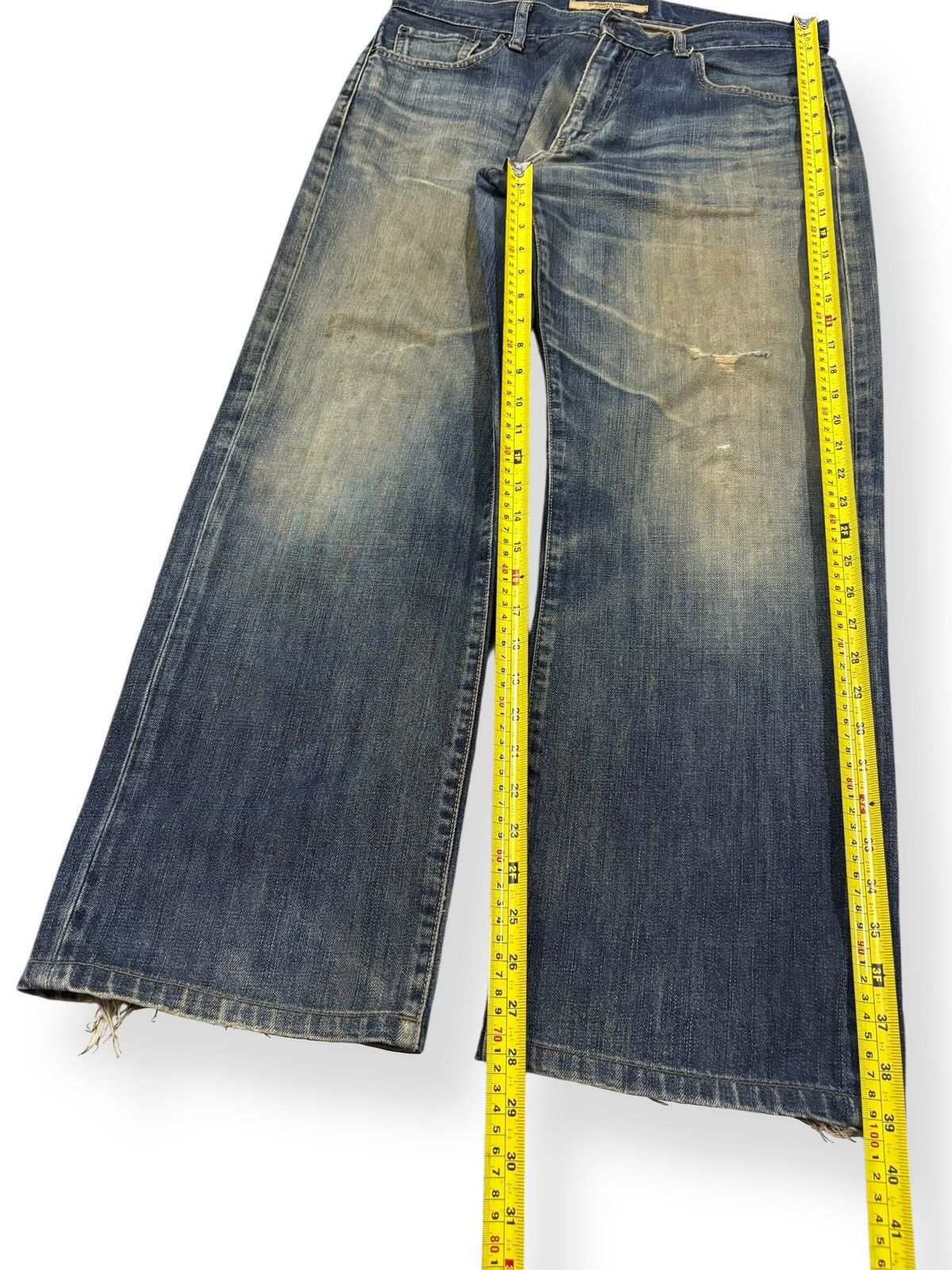 Undercover × Uniqlo Vintage Uniqlo S003 Mud Wash Baggy Distressed Grunge Jeans Size US 34 / EU 50 - 12 Thumbnail