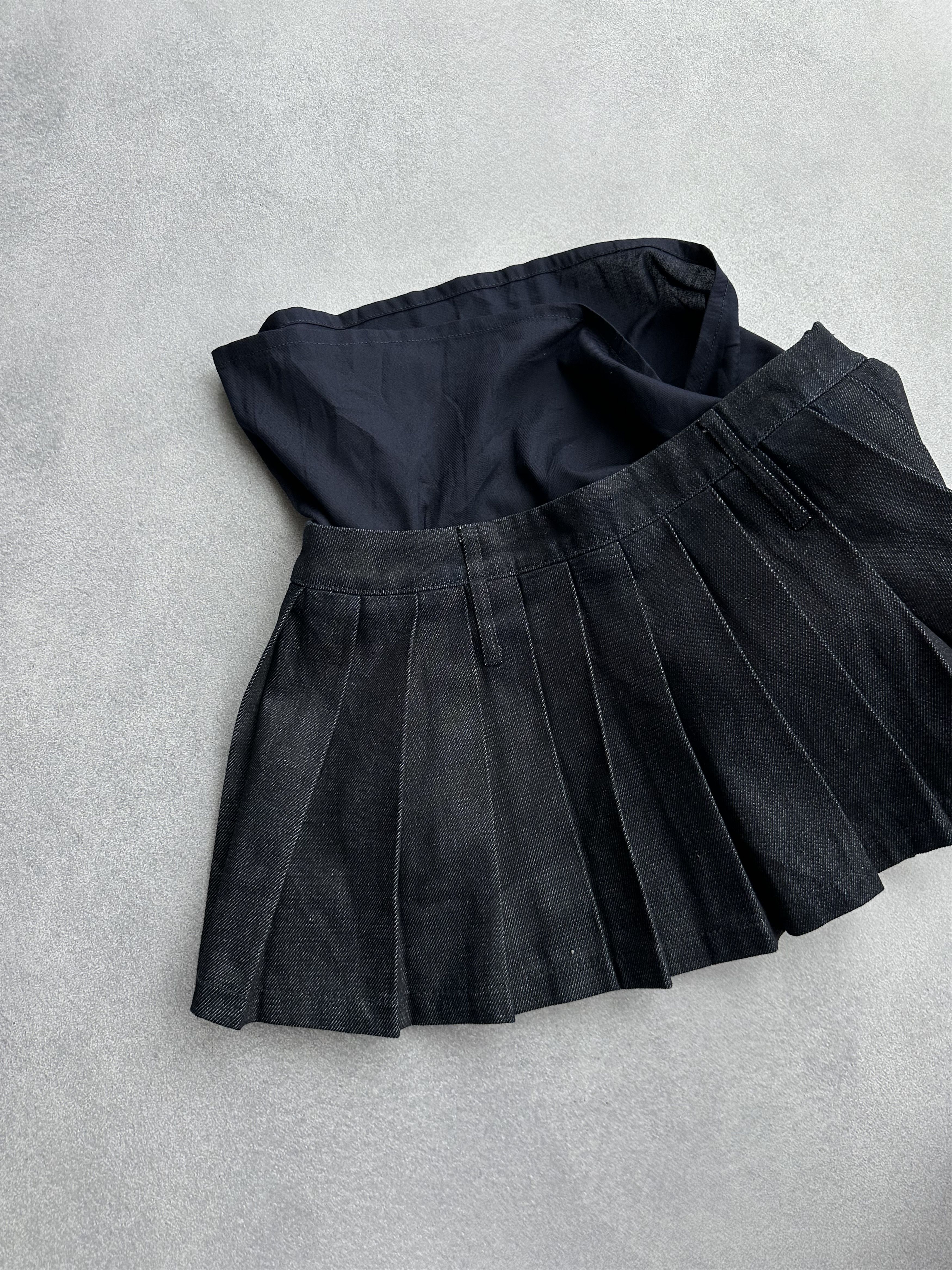 Japanese Brand × Vintage The Frankie Shop Woman Mini Navy Skirt Size 30" / US 8 / IT 44 - 8 Thumbnail
