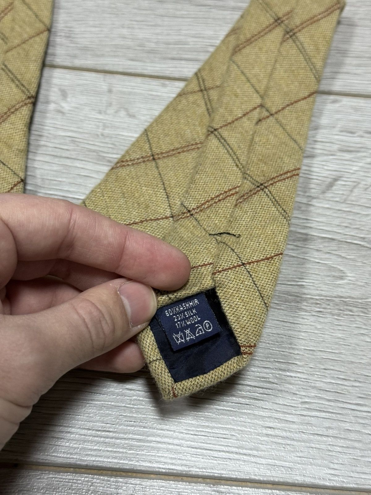 Burberry Burberry cashmere wool silk nova check tie Size ONE SIZE - 2 Thumbnail