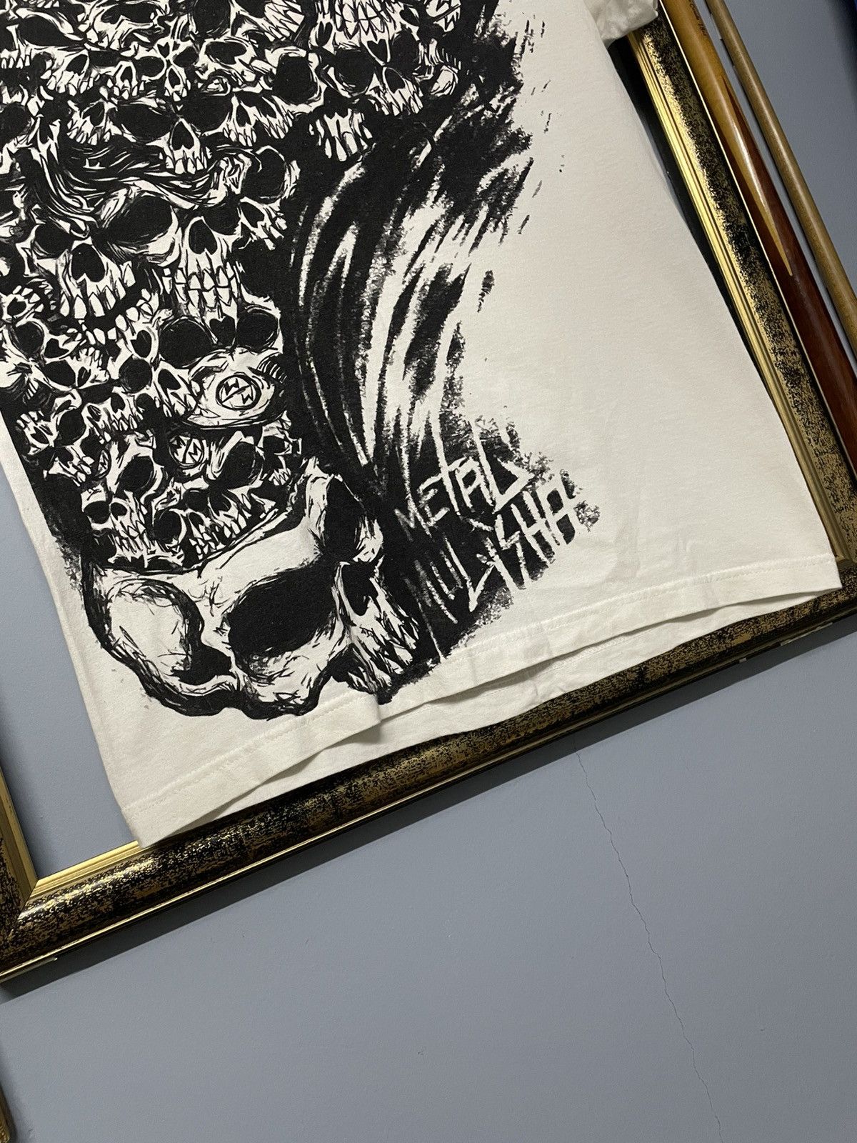 Designer × Japanese Brand × Vintage Vintage 1990s Designer Metal Mulisha Skull Tattoo Tshirt Size US S / EU 44-46 / 1 - 4 Thumbnail