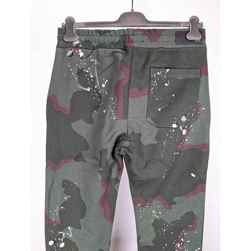 Amiri o1rshd1 Army Logo Sweatpant in Camo Size US 32 / EU 48 - 12 Thumbnail