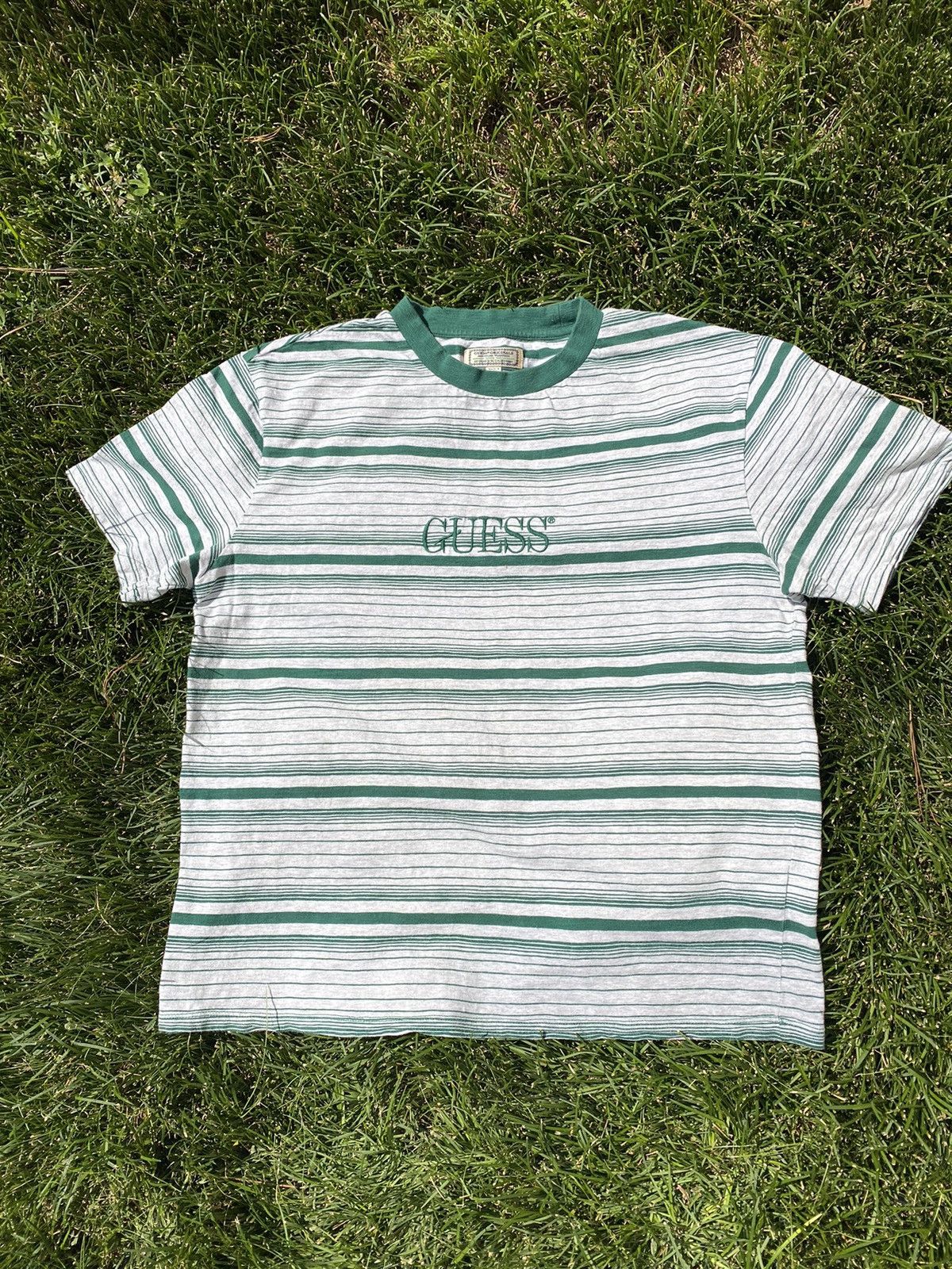 Guess Vintage Guess Striped Tee Size US M / EU 48-50 / 2 - 1 Thumbnail