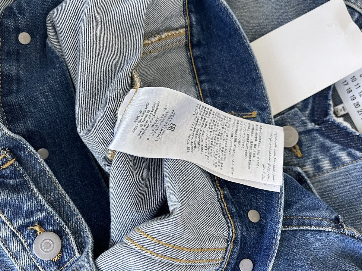 Maison Margiela Collarless Denim Jacket Size US XS / EU 42 / 0 - 7 Thumbnail