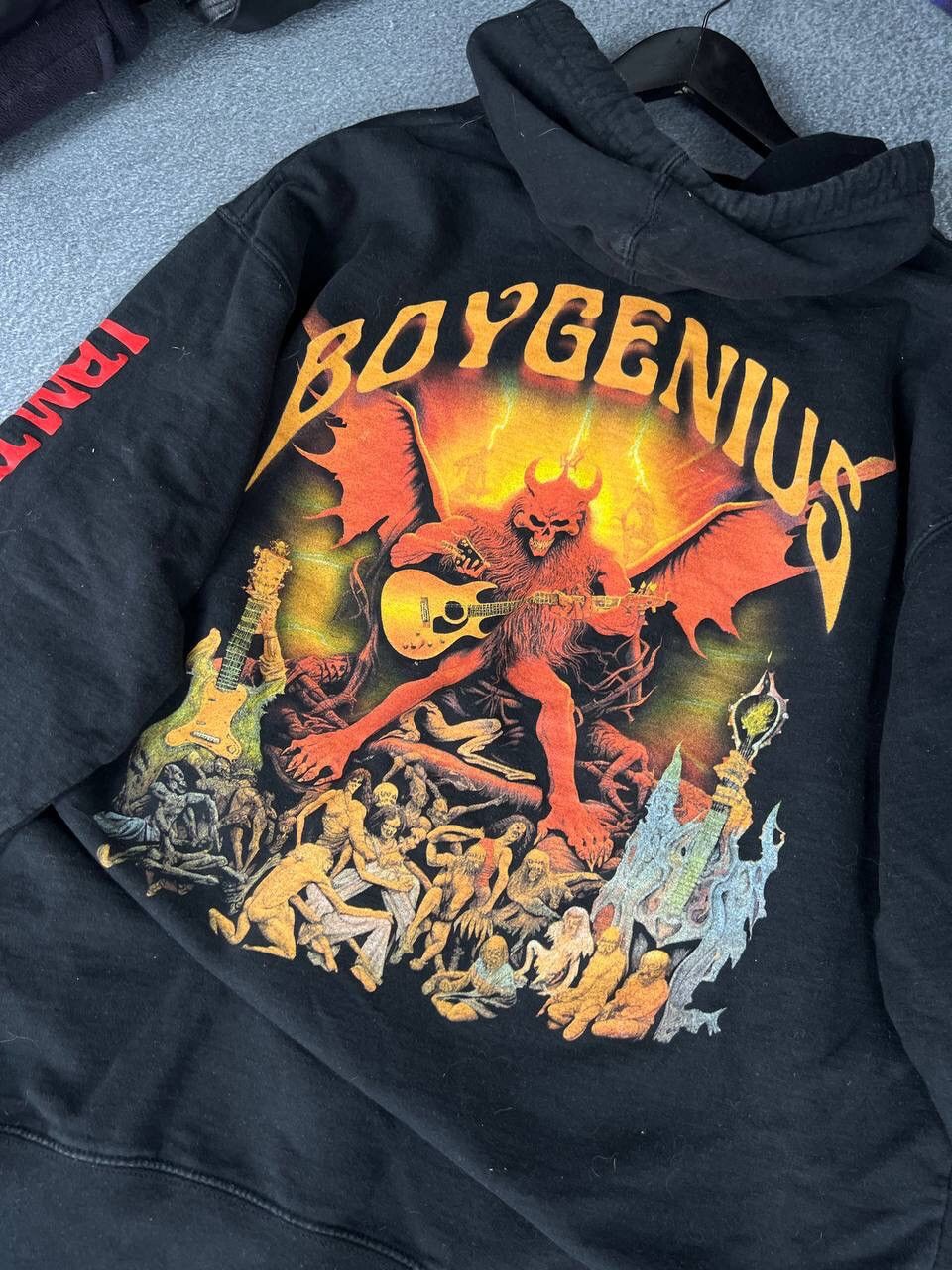 Band Tees Boygenius Vintage Graphic Print 00s Hoodie Size US XL / EU 56 / 4 - 7 Thumbnail