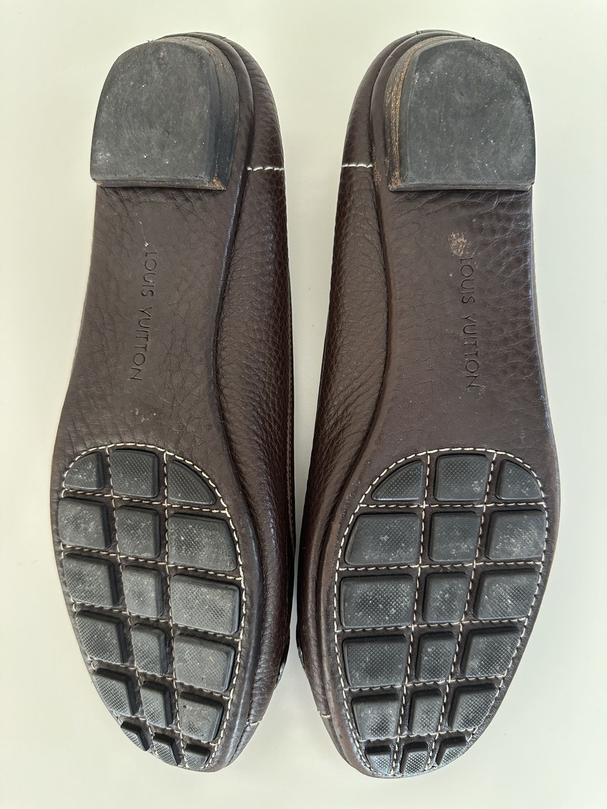 Louis Vuitton Louis Vuitton Big Logo Leather Flats Shoes Ballets Size US 7 / IT 37 - 4 Thumbnail