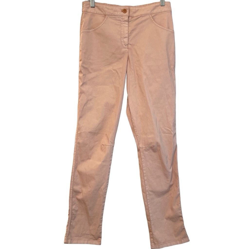 OAMC OSKA Womens Flat Front Pants Size 2 Pink Garment Dye Matte Finish Slow Fashion Size 30" / US 8 / IT 44 - 1 Thumbnail