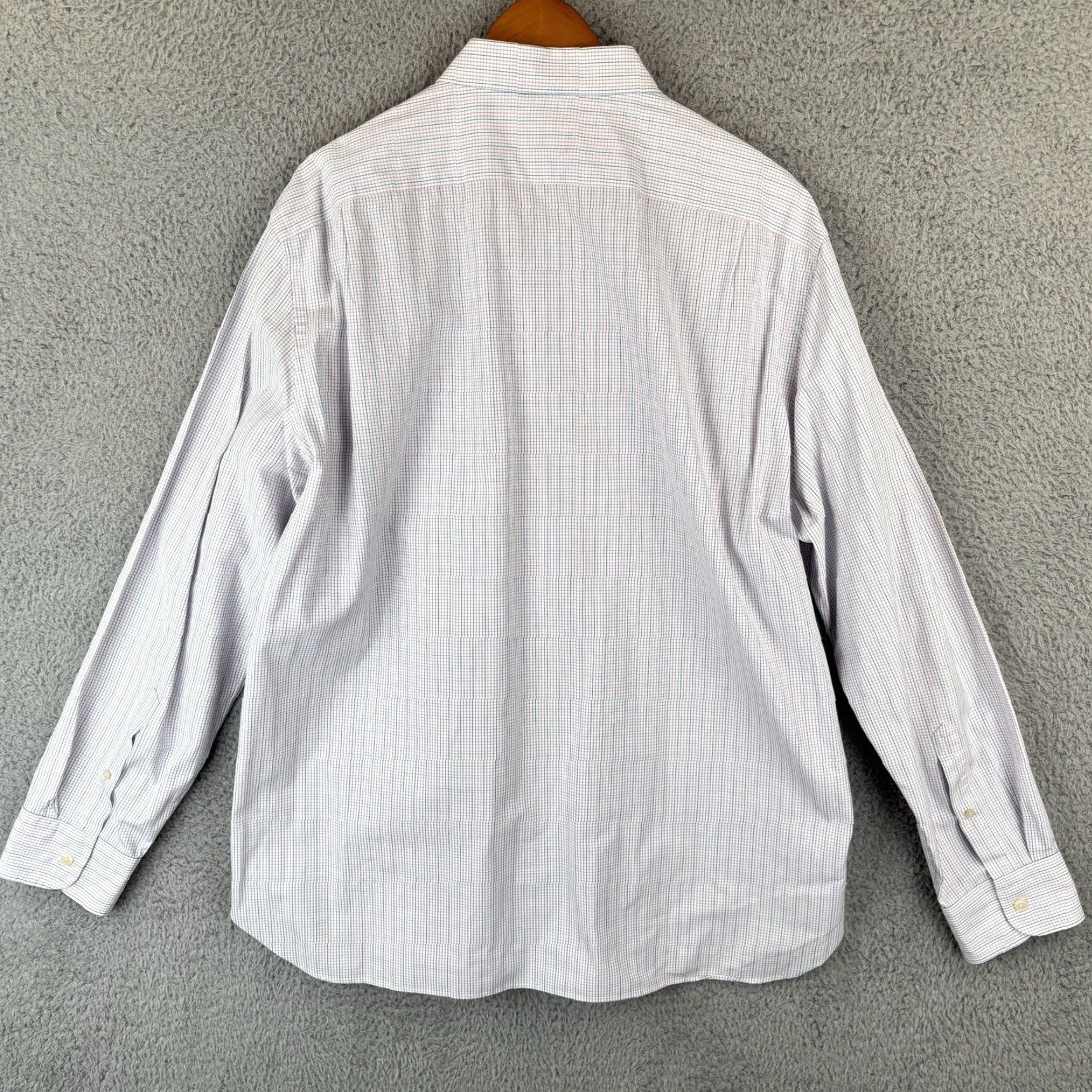 J.Crew J.CREW Haberdashery Shirt Mens 2XL Cotton Twill Check 80s 2 Ply Dress Shirt Collar Barrel Cuff Long Sleeve Multicolor Men Mens Size US XXL / EU 58 / 5 - 4 Thumbnail