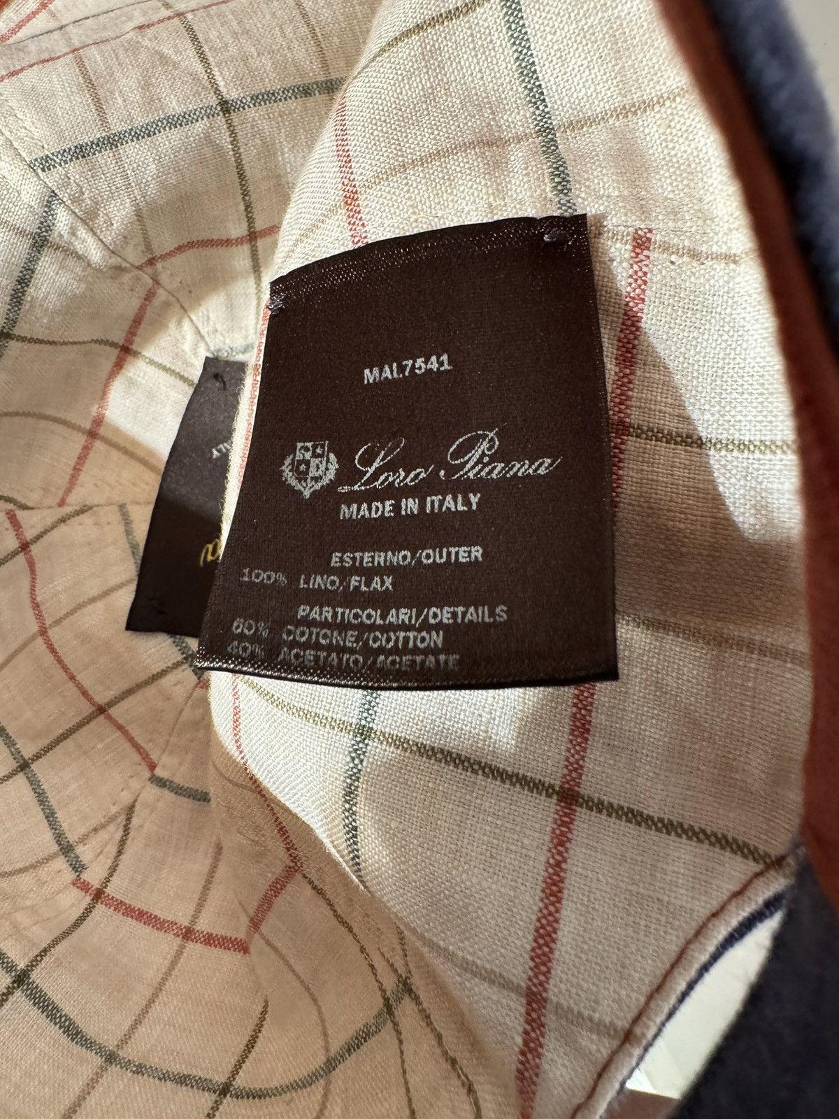 Loro Piana Linen hat size L Size ONE SIZE - 6 Thumbnail