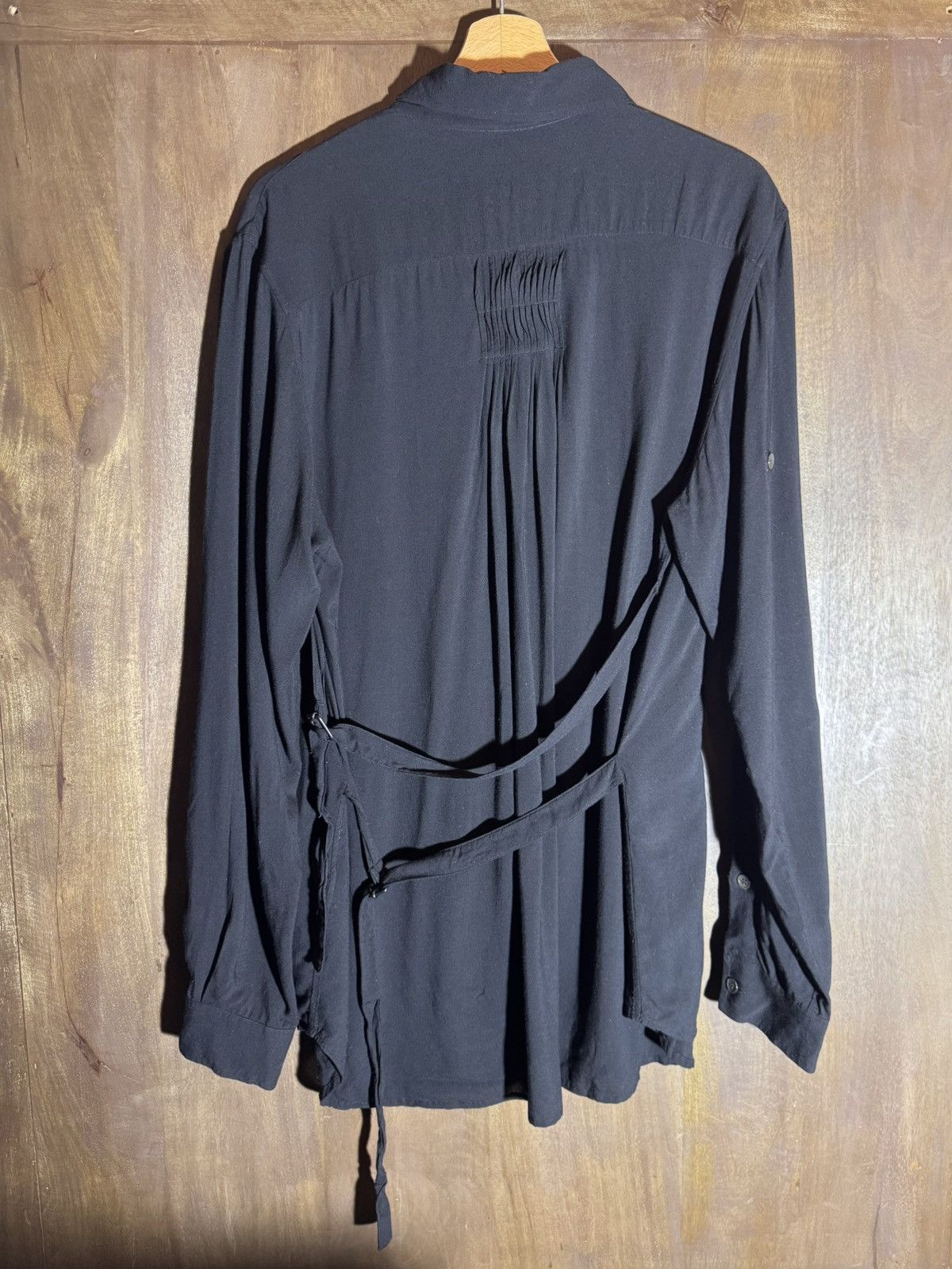 Ann Demeulemeester ann demeulemeester fw10 runway long black shirt 40 fr Size M / US 6-8 / IT 42-44 - 7 Thumbnail
