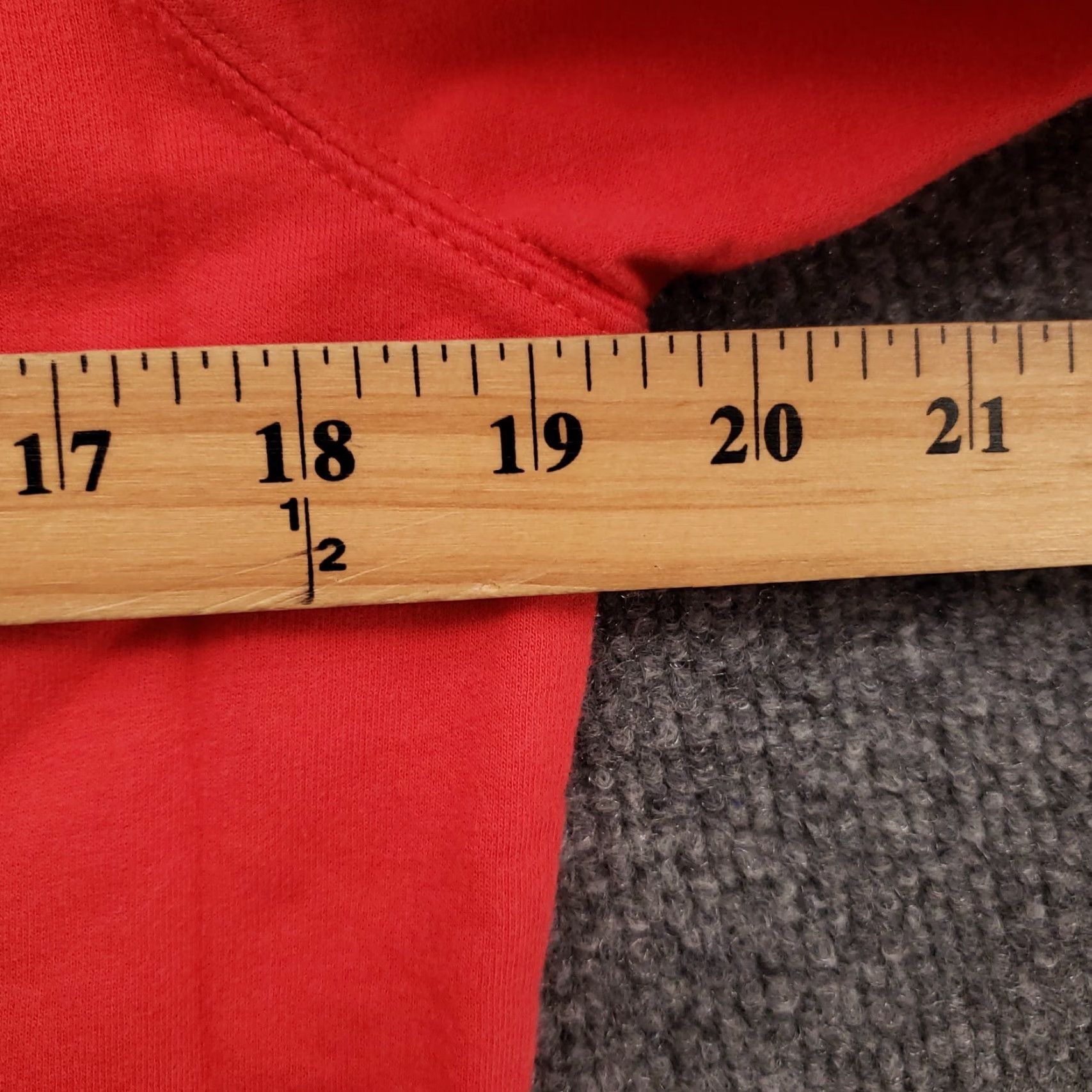 Vintage Hoodiebuddie Hoodie Womens L Red Full Zip Pockets Easy Care Zipper Hoodie Shirt Mens Womens Accessories Size L / US 10 / IT 46 - 7 Thumbnail