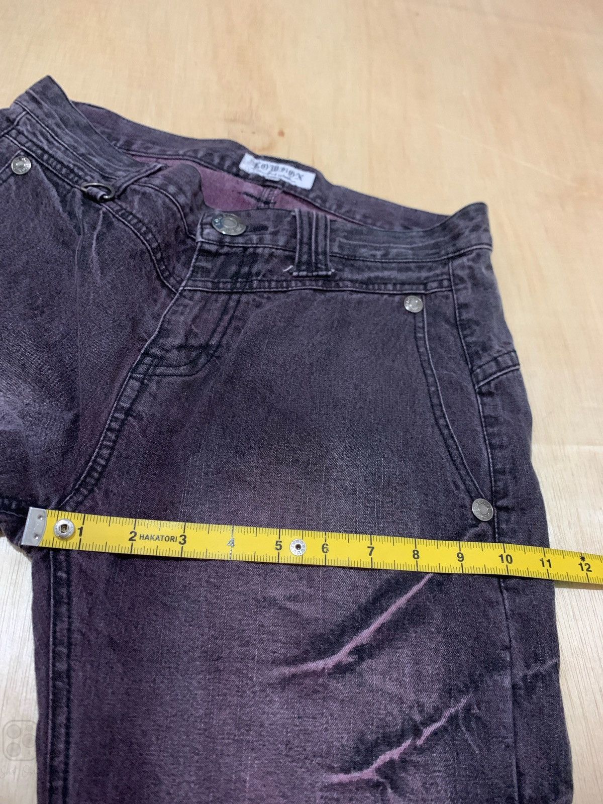 Hysteric Glamour × If Six Was Nine × Japanese Brand Lowbox Denim Jeans ifsixwasnine Style Size US 31 - 11 Thumbnail