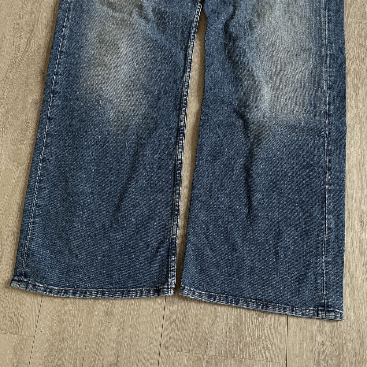 Y-3 Y-3 spring 2005 stitched logo jeans Size US 32 / EU 48 - 7 Thumbnail