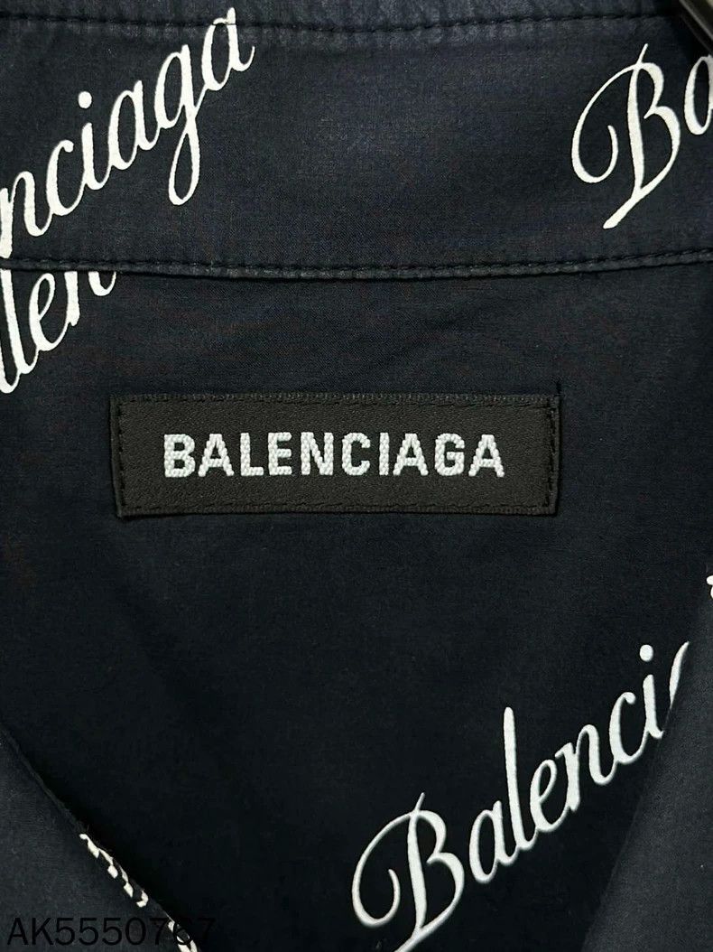 Balenciaga Balenciaga size 41 Black bullet-screen monogrammed logo shi Size US XS / EU 42 / 0 - 4 Thumbnail