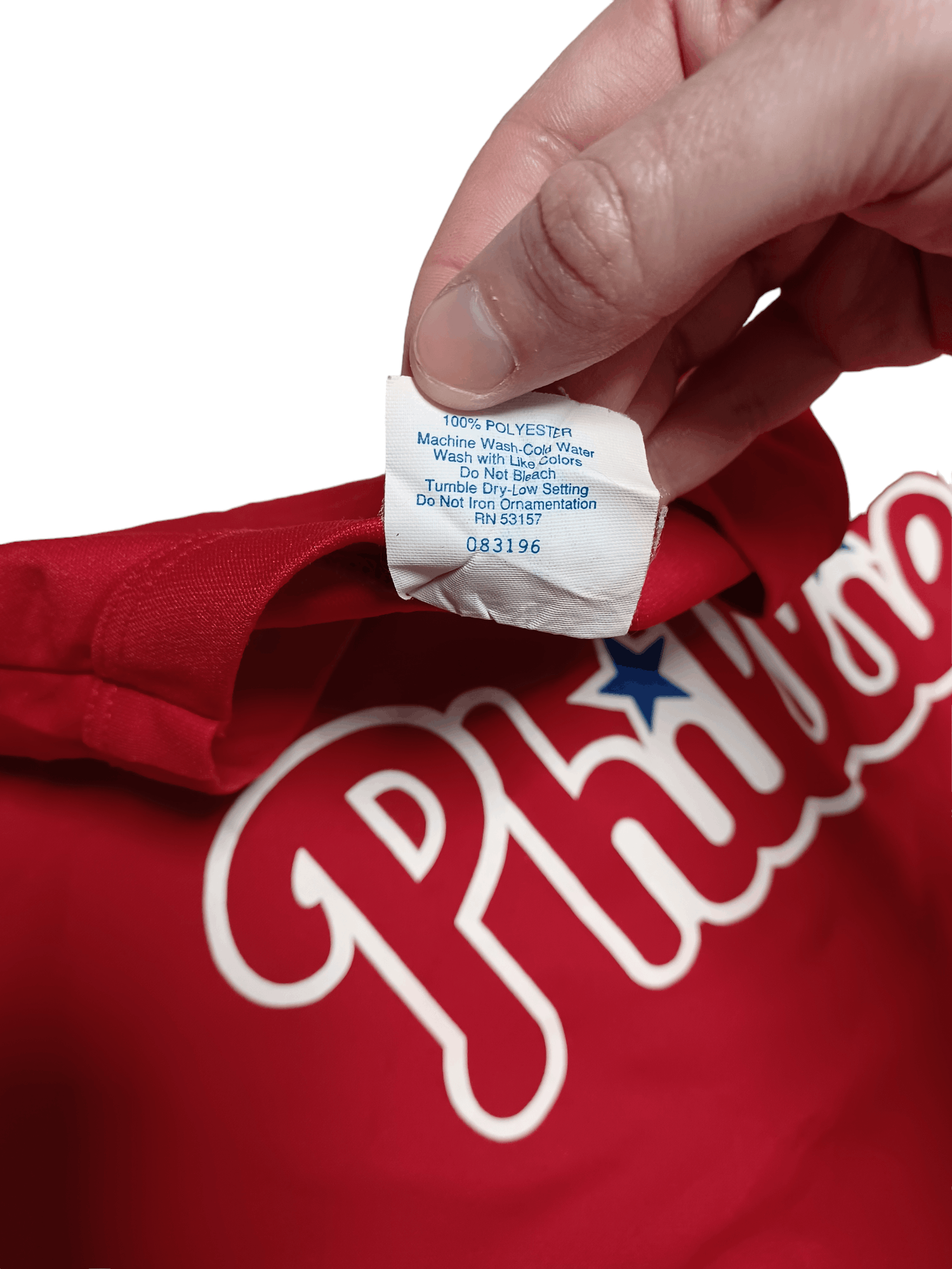 Majestic 1996 MLB PHILLIES MAJESTIC VINTAGE MADE IN USA TEE JERSEY Size US XL / EU 56 / 4 - 6 Thumbnail