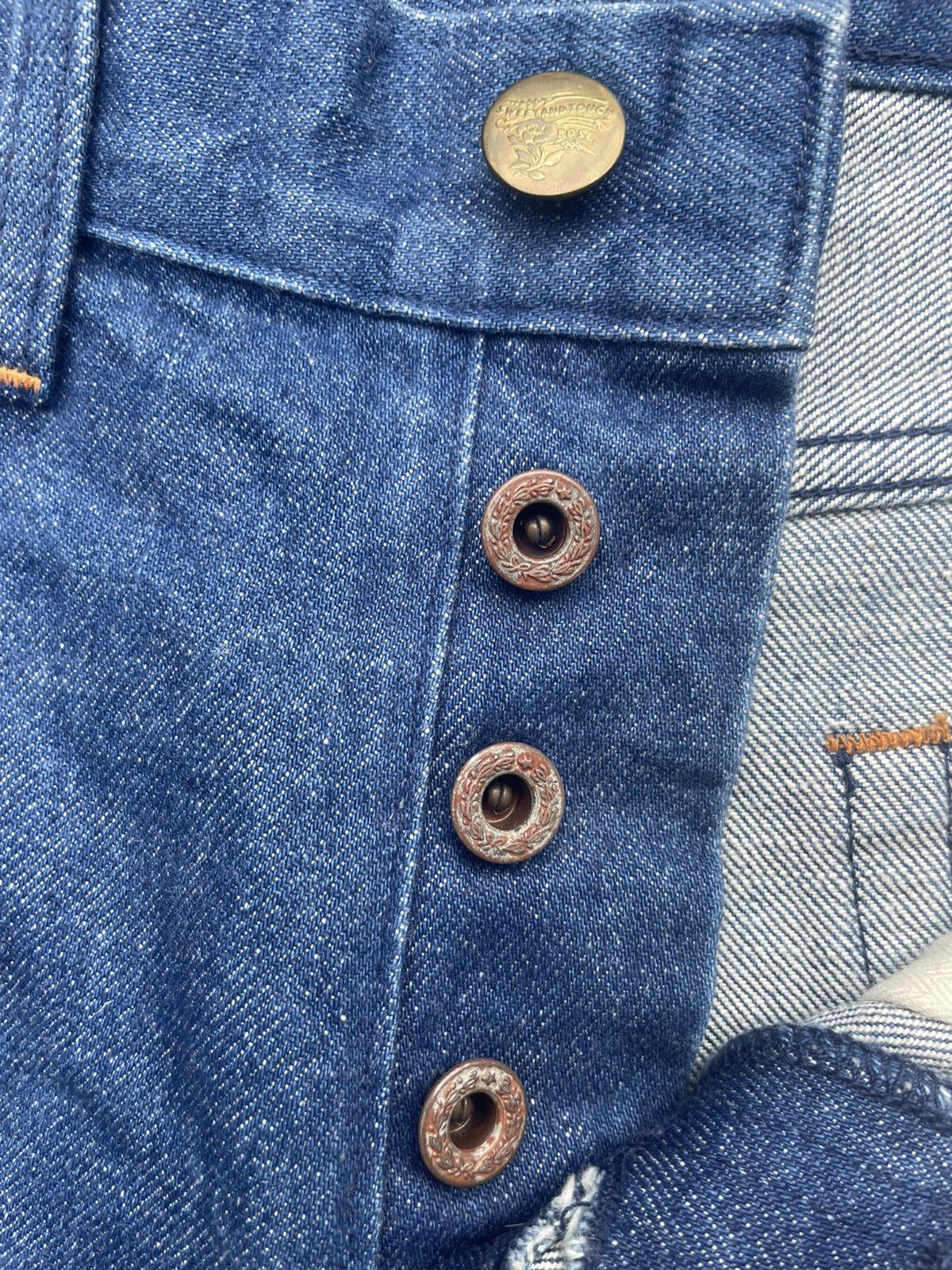 Japanese Brand Vintage La Rosa Dela Fabrica Denim Size US 30 / EU 46 - 15 Thumbnail
