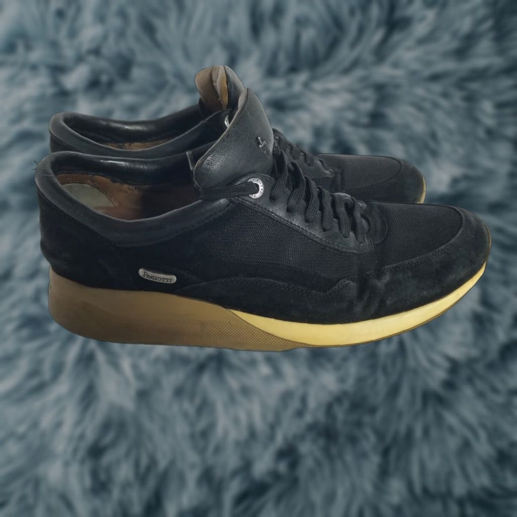 Vintage Cesare Paciotti 4US Sneaker Mens Leather Black Lace Up 9 US Casual Sneakers Mens Size 9 Shoes Size US M / EU 48-50 / 2 - 1 Thumbnail