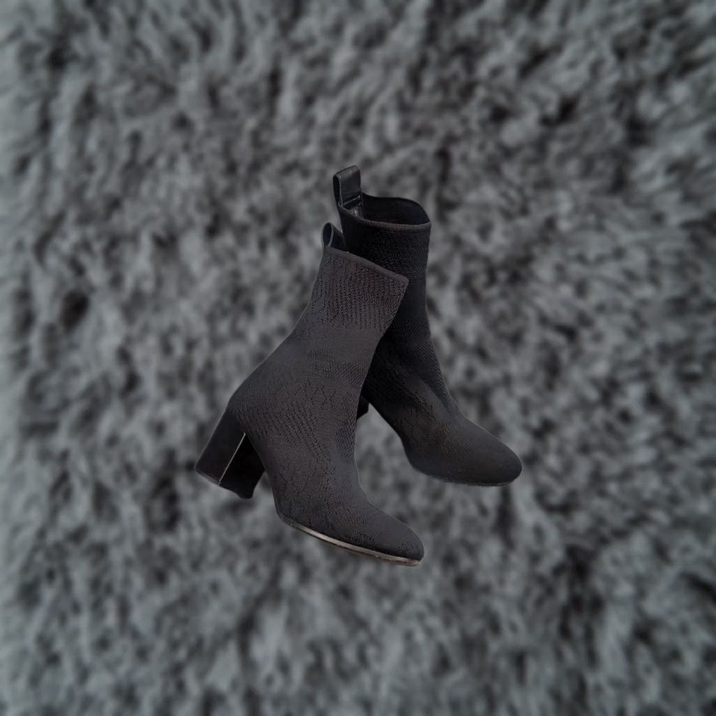 Zadig & Voltaire Zadig & Voltaire Design Studded Accents Sock Ankle Black Boots Women EU 36 6 Black Lace Bootie Size US 6 / IT 36 - 1 Thumbnail