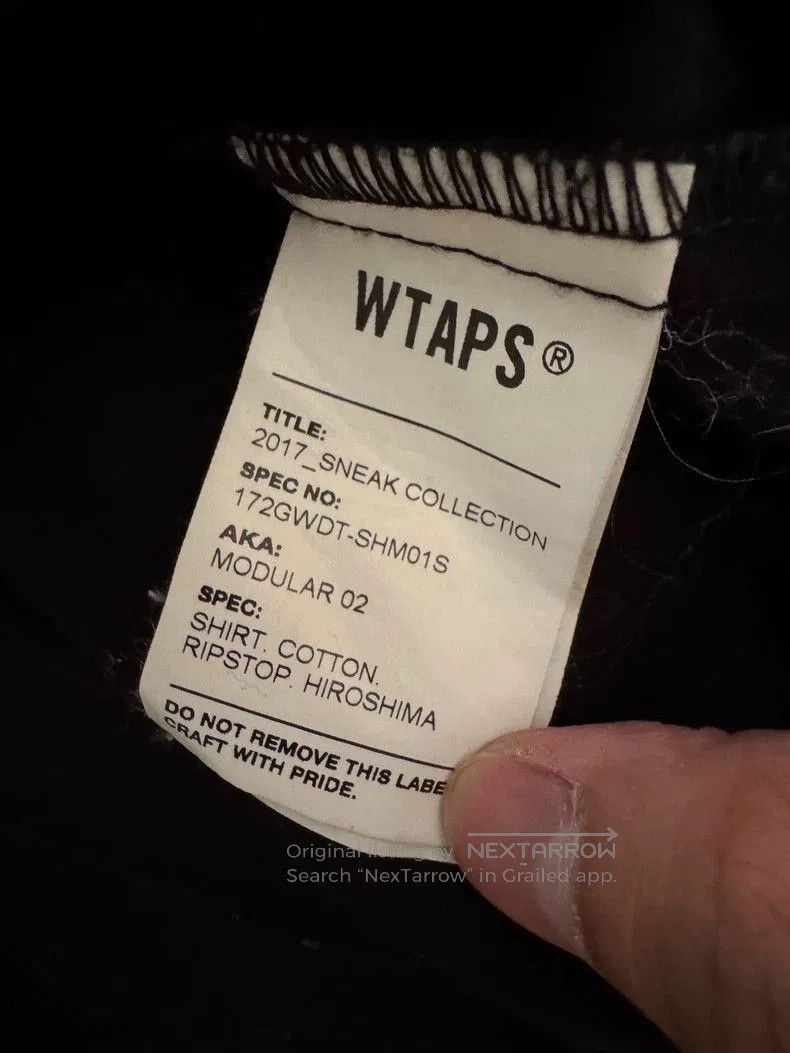 Wtaps WTAPS 17AW Modular LS Shirt Jacket. Size US S / EU 44-46 / 1 - 4 Thumbnail