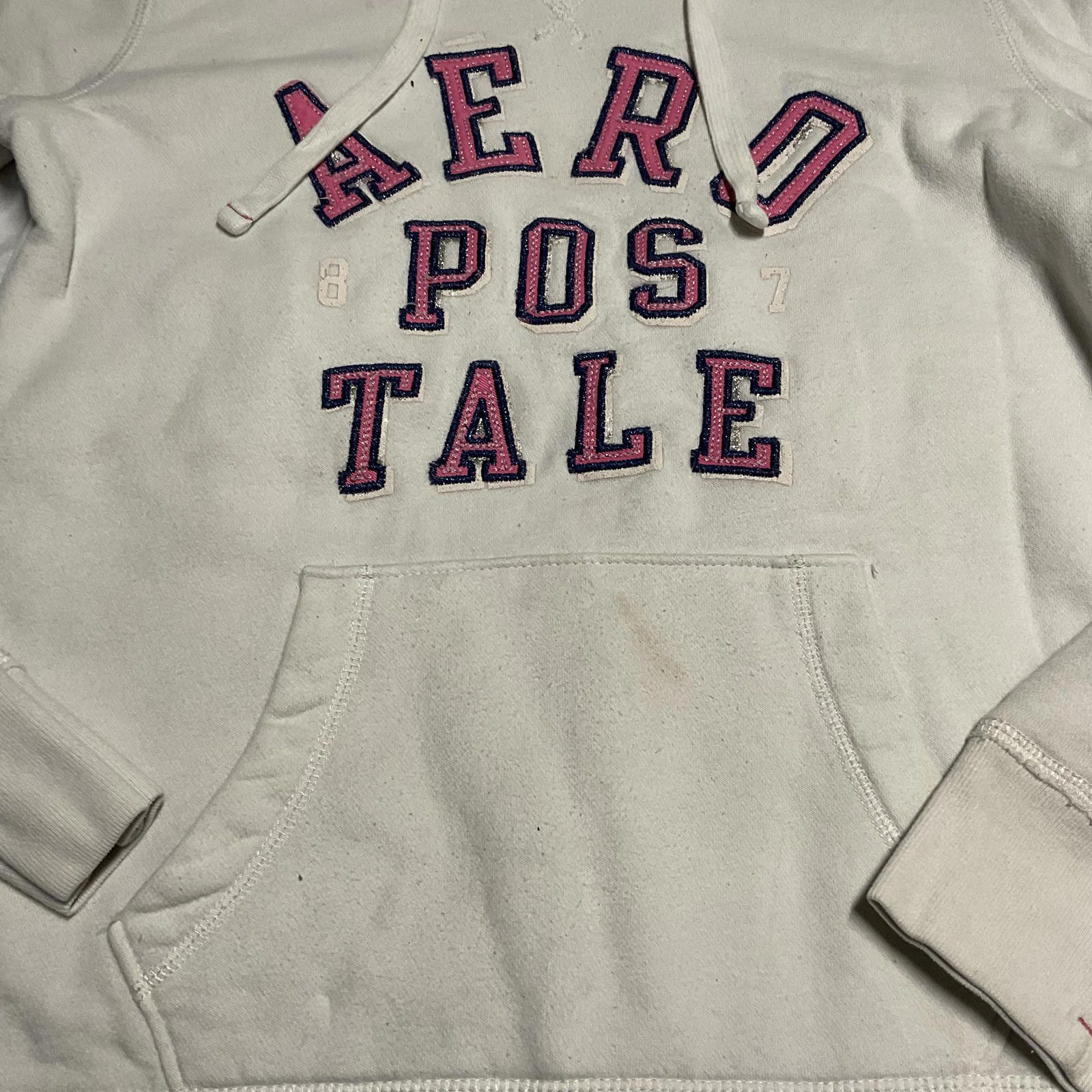 Aeropostale White Aeropostle hoodie Size M / US 6-8 / IT 42-44 - 2 Thumbnail