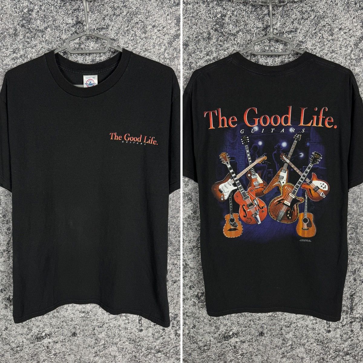 Vintage The Good Life Guitars 1998 Vintage T-Shirt Band Rock Size L Size US L / EU 52-54 / 3 - 1 Thumbnail