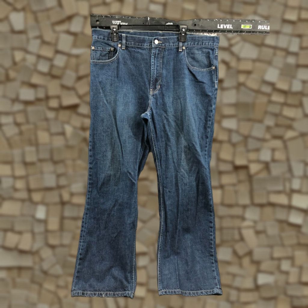Vintage Structure Jeans Size 38x32 Mens Bootcut Regular Medium Wash Blue Size US 38 / EU 54 - 1 Thumbnail