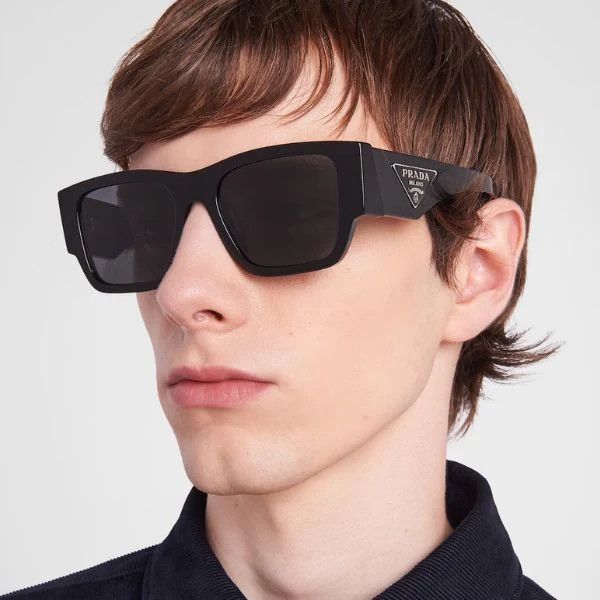 Prada × Vintage NEW Prada Sunglasses Rectangular Kardashain Size ONE SIZE - 1 Thumbnail