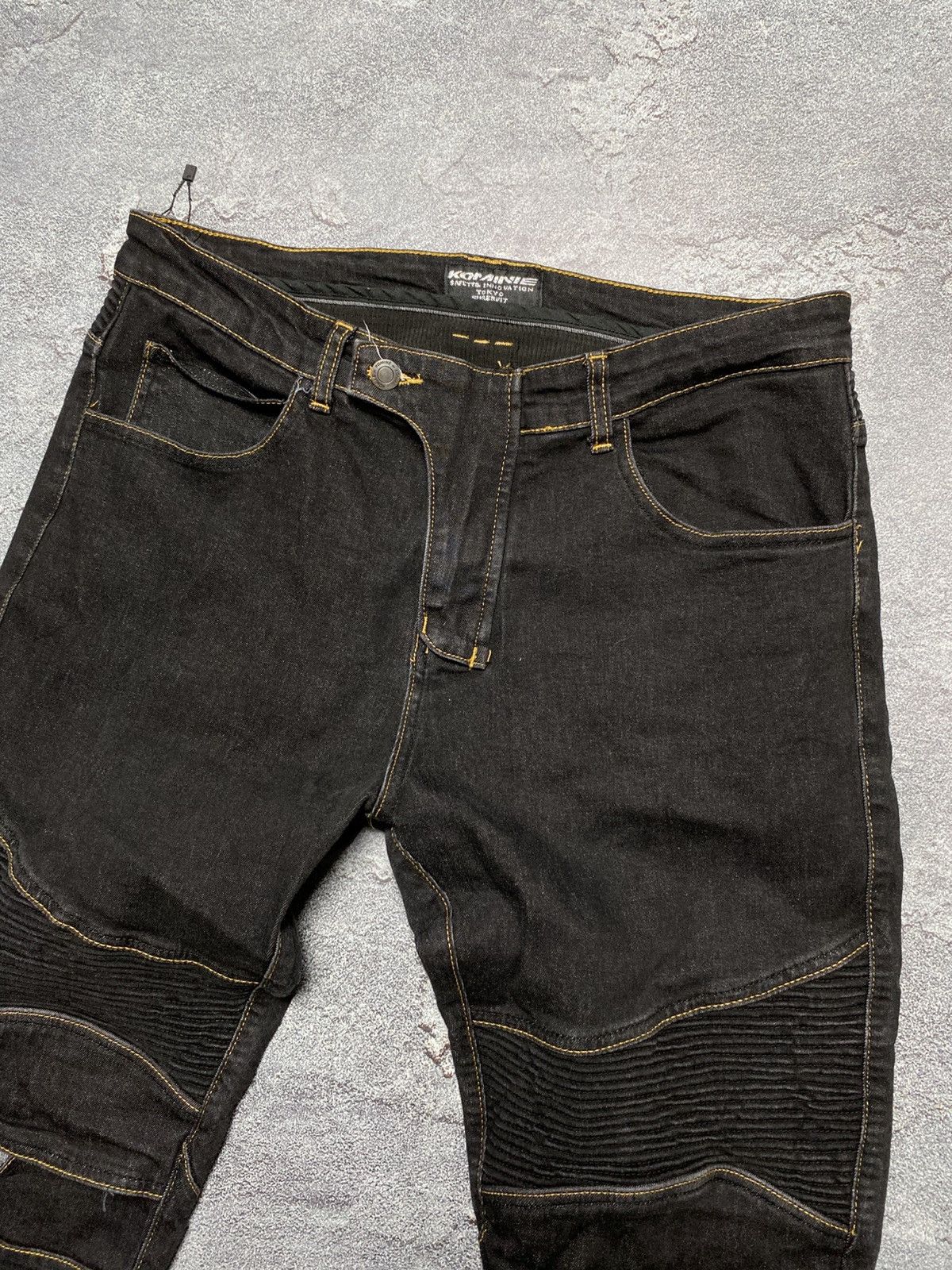 Japanese Brand × Vintage Komine jeans biker size Xl Size US 34 / EU 50 - 2 Thumbnail