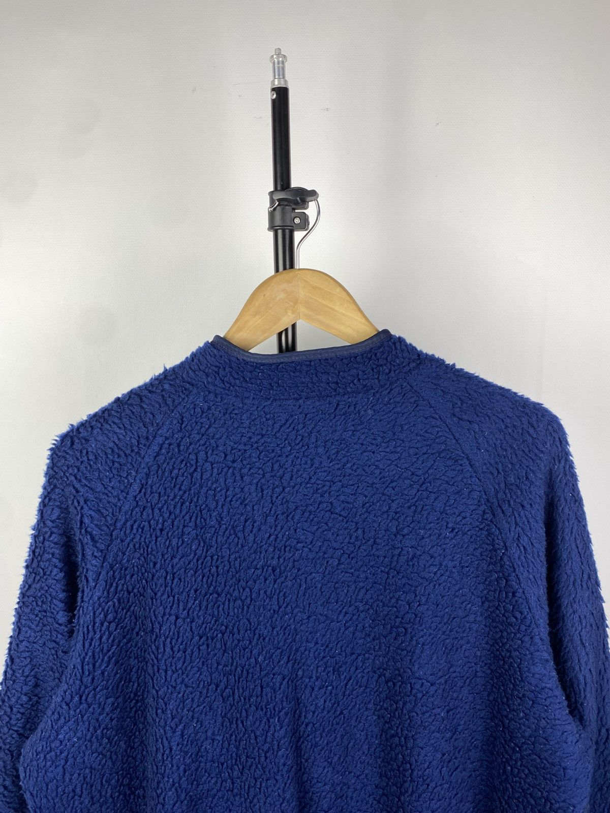 Helly Hansen × Vintage 80s Vintage Helly Hansen Blue Full Zip Fleece Sherpa Jacket Size US L / EU 52-54 / 3 - 6 Thumbnail