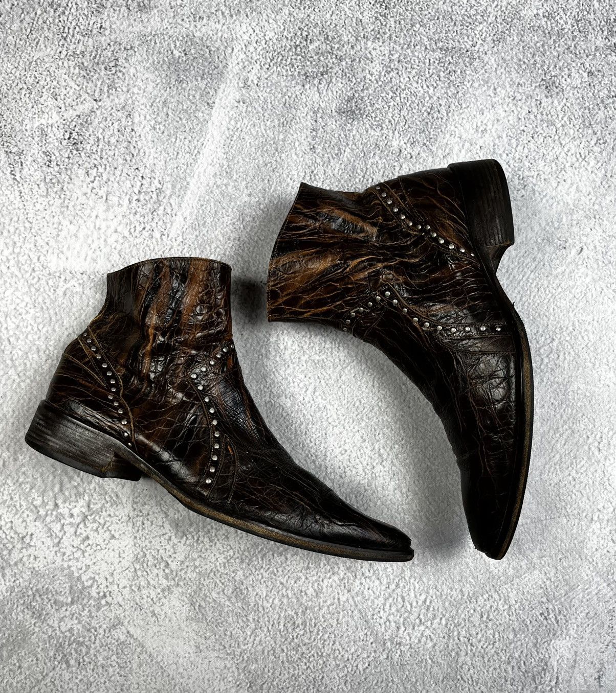 Vintage Leather boots avant garde style vintage size 41 Size US 8 / EU 41 - 5 Thumbnail