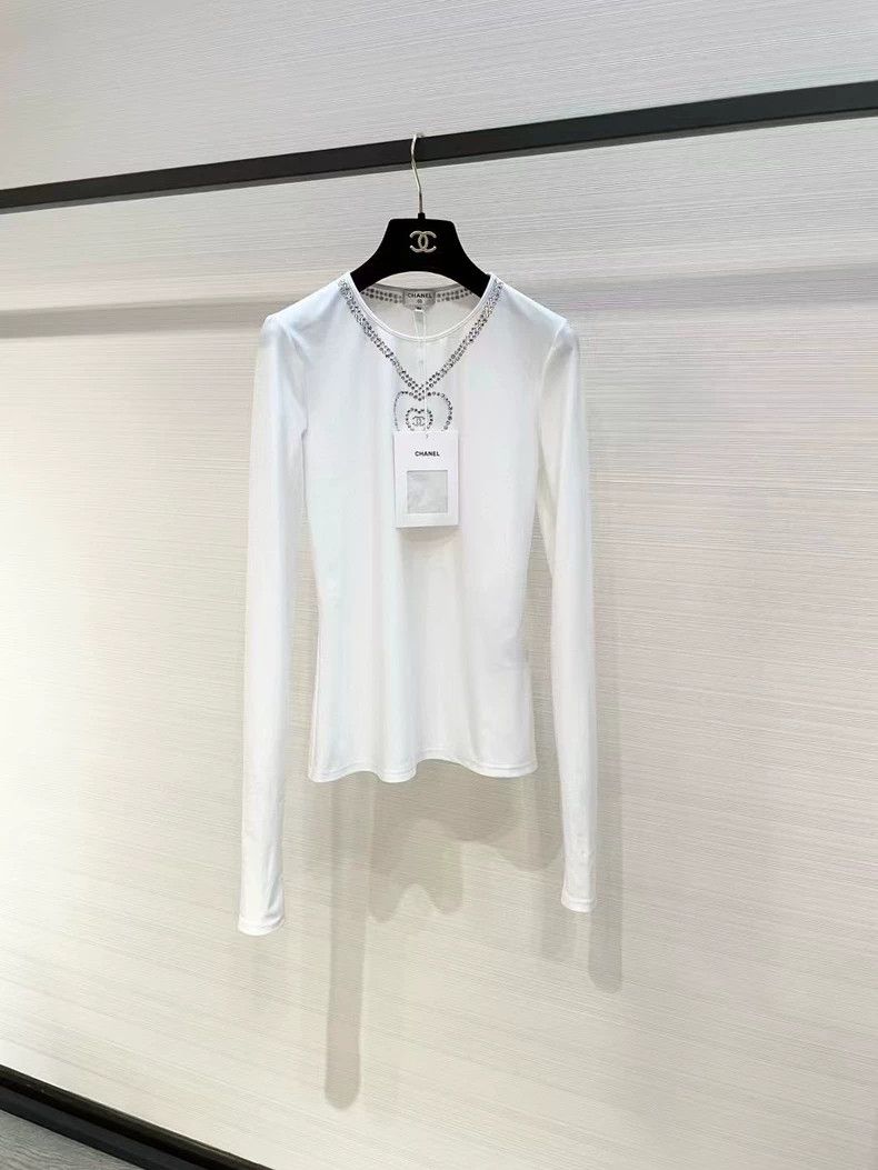 Chanel Chanel Long Sleeve F36 Love Heart Top- DMC Size US S / EU 44-46 / 1 - 1 Thumbnail
