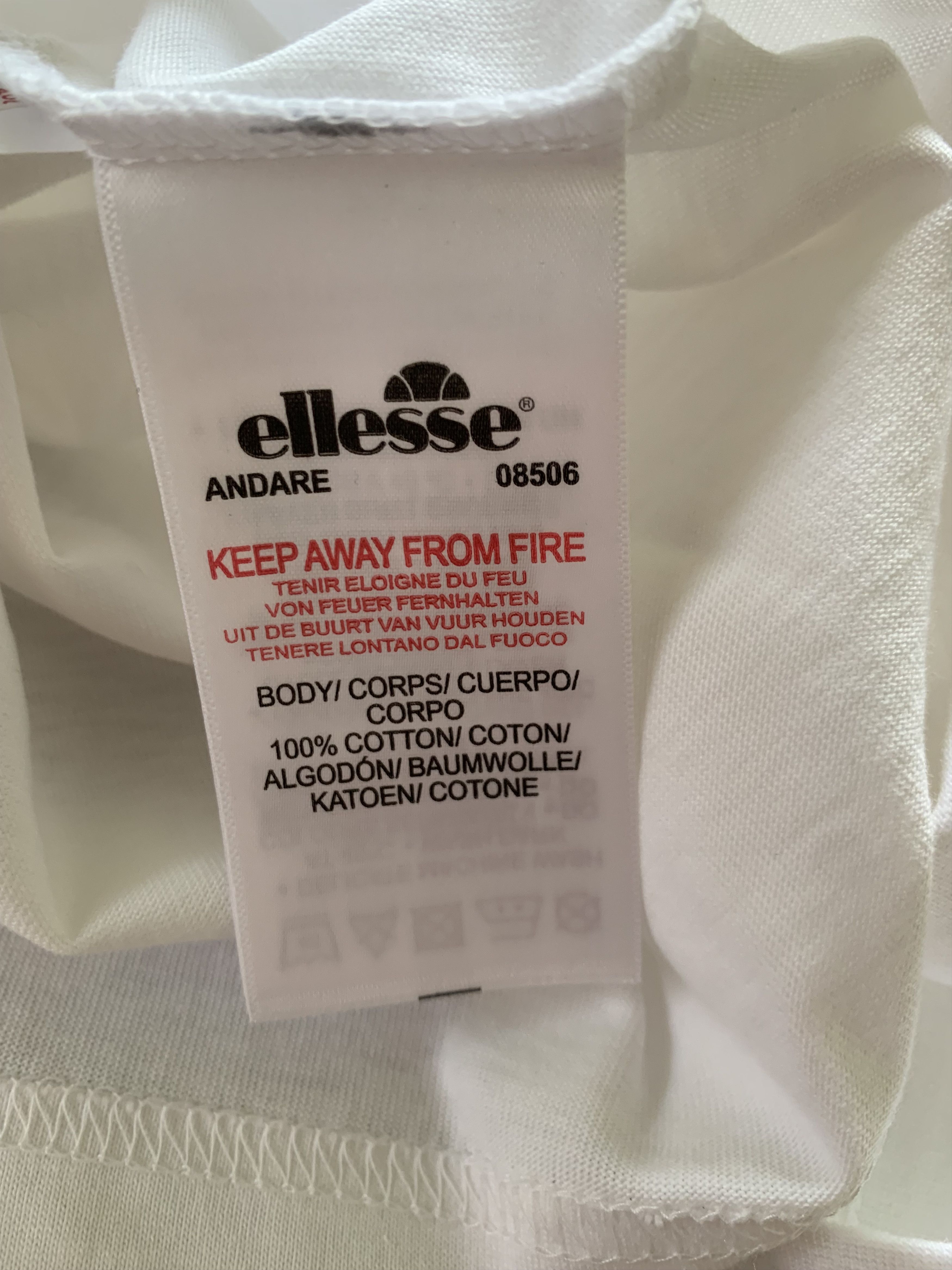 Ellesse × Vintage Ellesse Big Logo White Cotton Sleeveless T Size US M / EU 48-50 / 2 - 8 Thumbnail