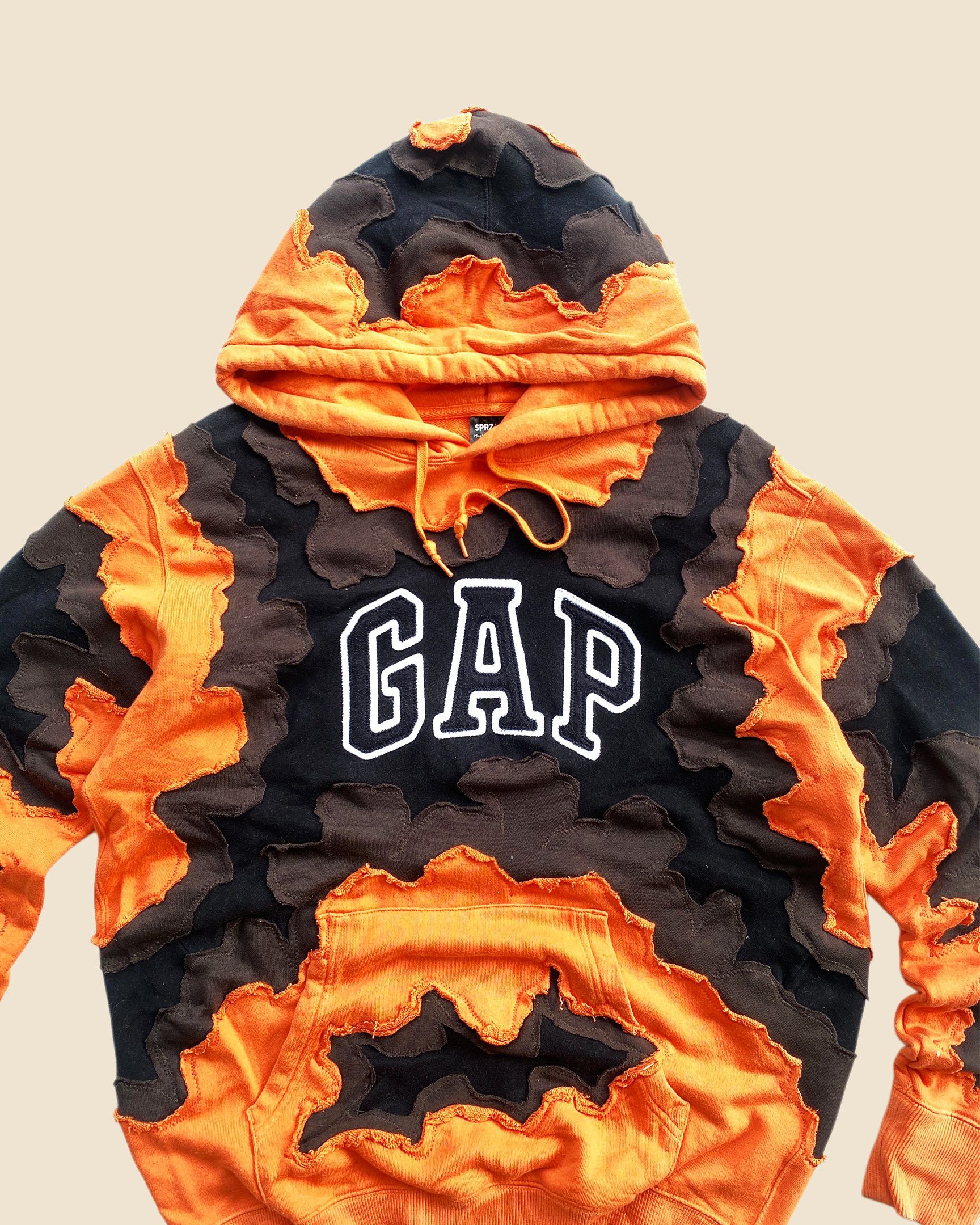 Gap × Handmade 1 OF 1 REWORKED GAP CRACKY 3 TONED HOODIE SIZE L $140.00 USD Size US L / EU 52-54 / 3 - 4 Thumbnail