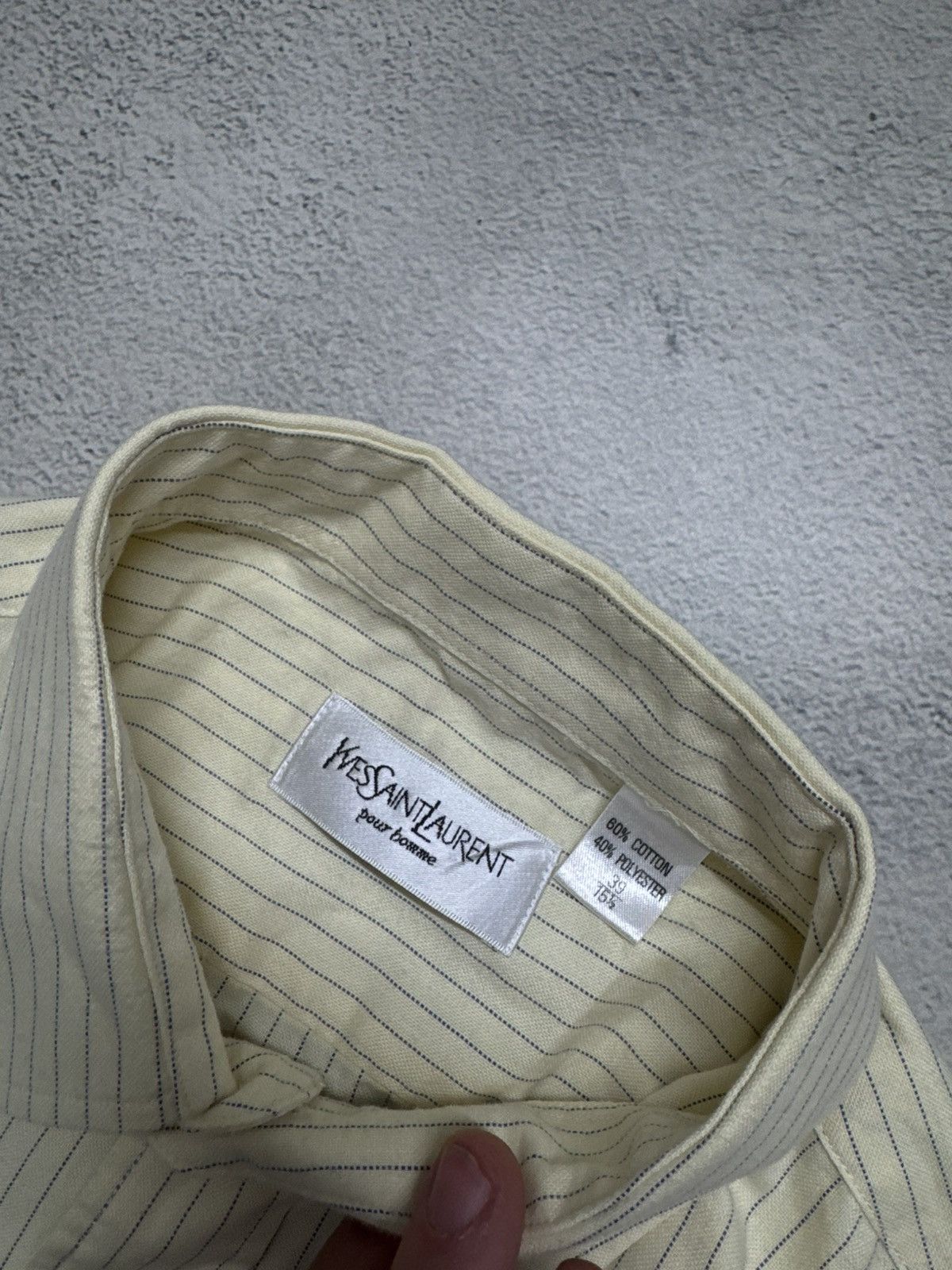 Yves Saint Laurent Vintage Yves Saint Laurent YSL Shirt Luxury Size US L / EU 52-54 / 3 - 9 Thumbnail