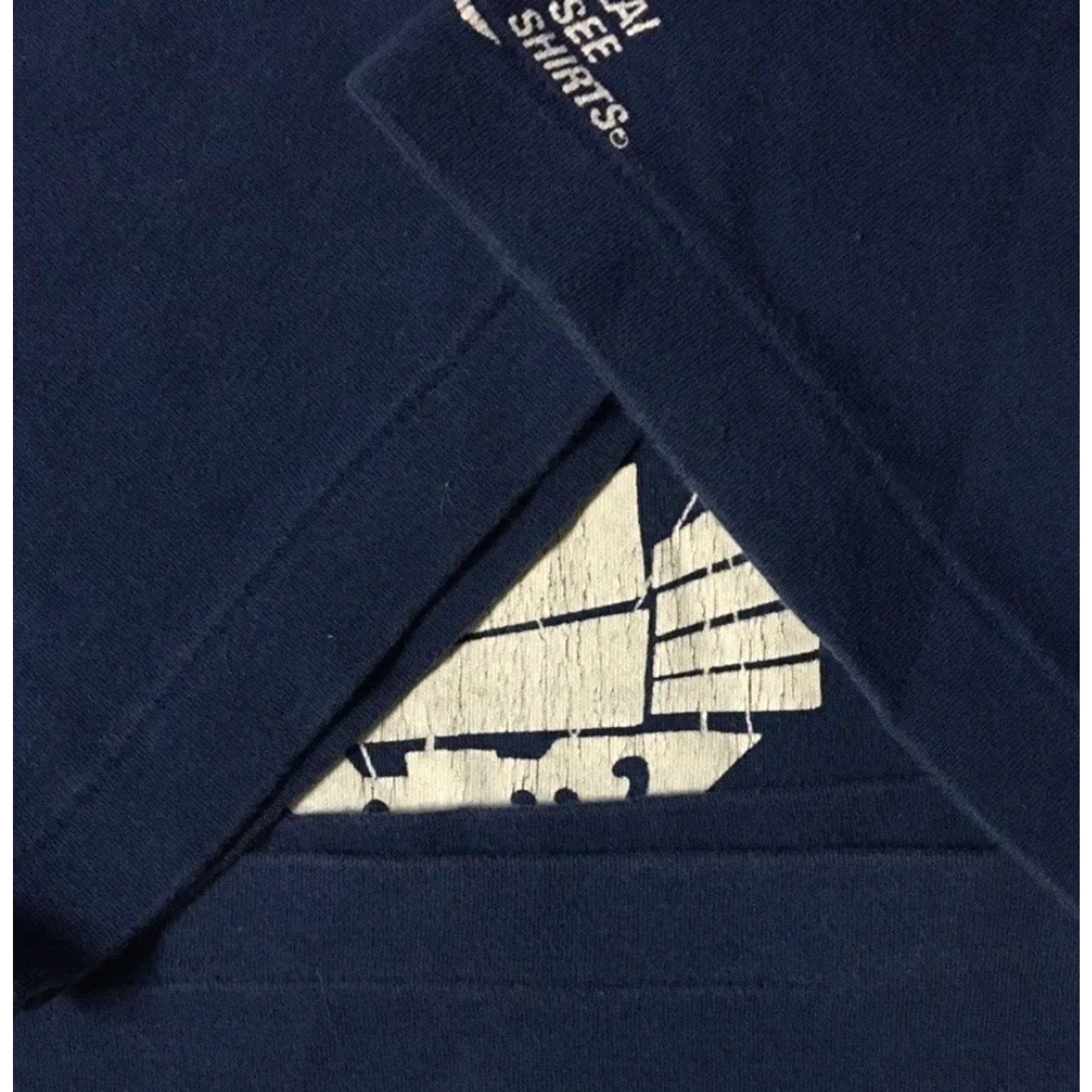 Vintage VINTAGE Hong Kong Faded AOP Shirt S Single Stitch Mens T-Shirt Blue Vaporwave 80s Art Beach Retro Surf Basketball Polynesian? Size US S / EU 44-46 / 1 - 5 Thumbnail