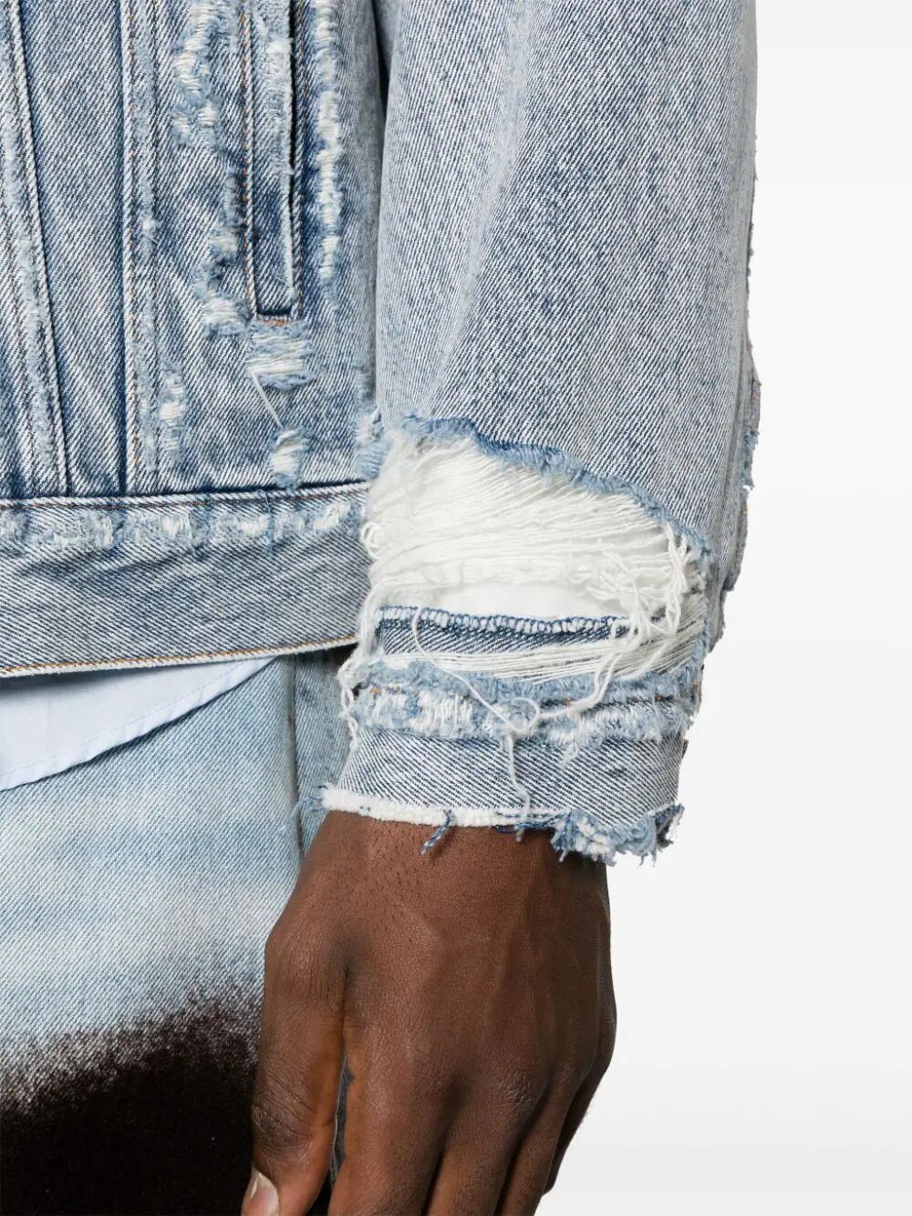 Maison Margiela o1y1124 Denim Sports Jacket in Blue Size US M / EU 48-50 / 2 - 5 Thumbnail