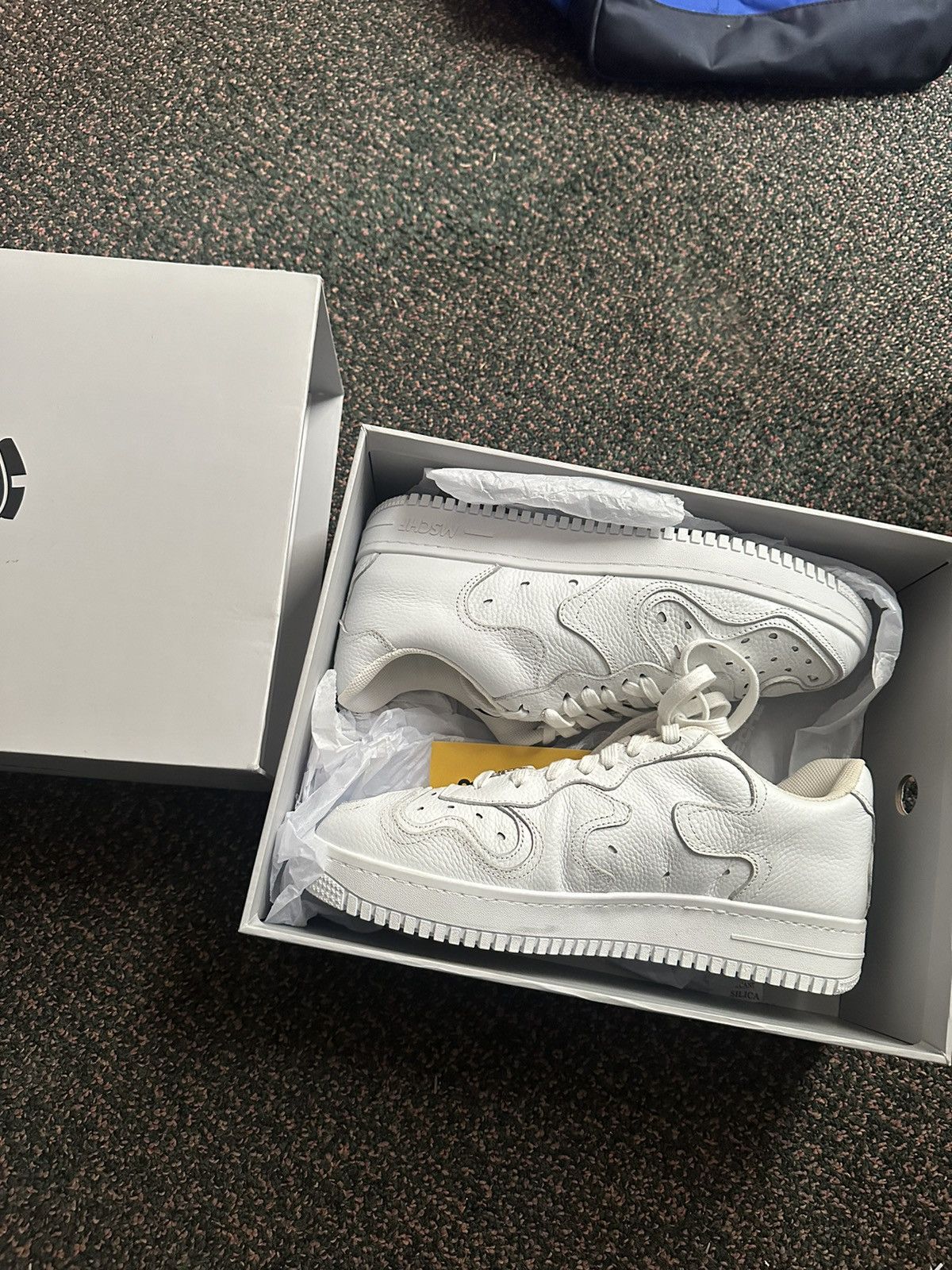 image of Men’S Mschf Super Normal 1 “Coke White” Sneakers Size 8, Men's
