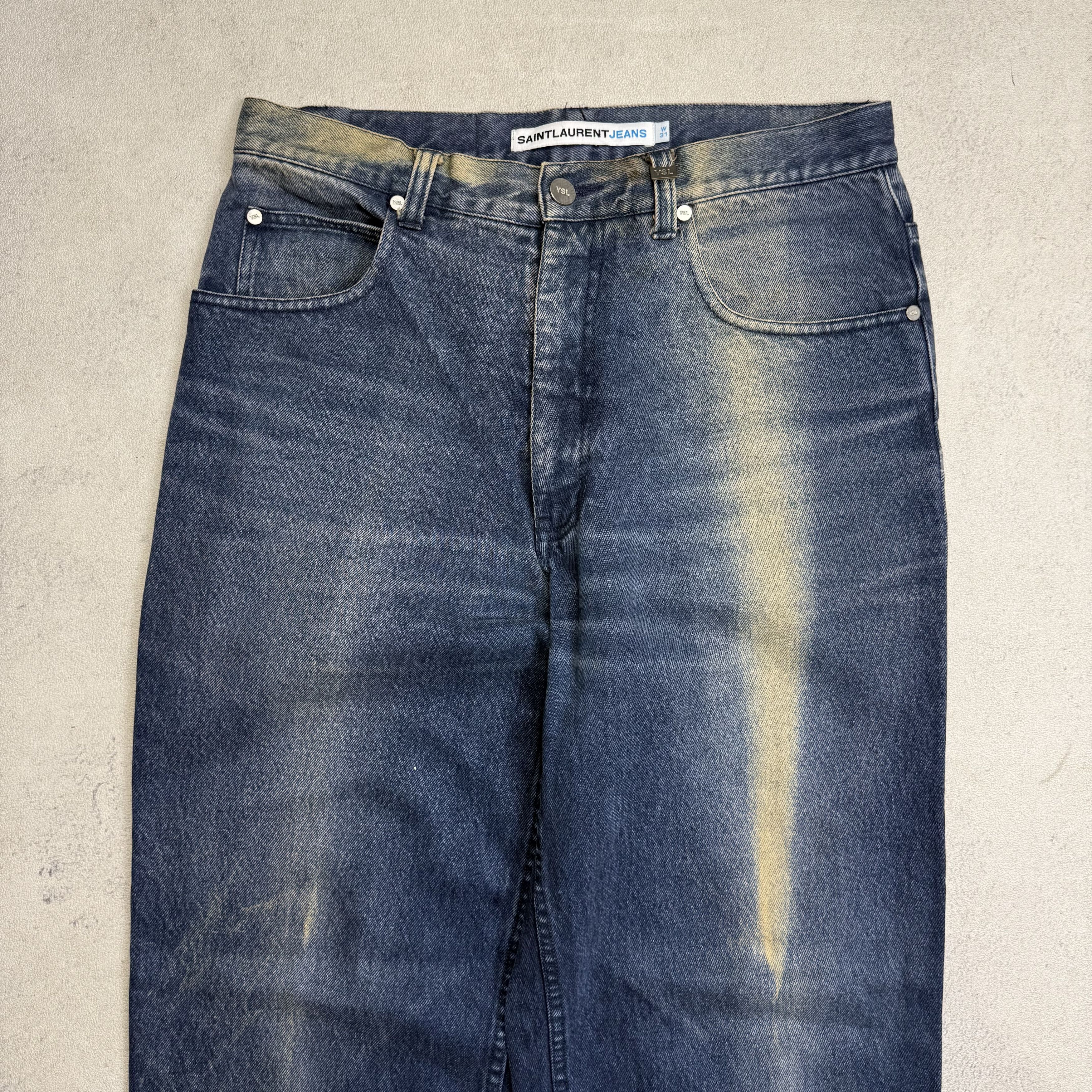 Saint Laurent Paris Saint Laurent Jeans Denim Size US 31 - 3 Thumbnail