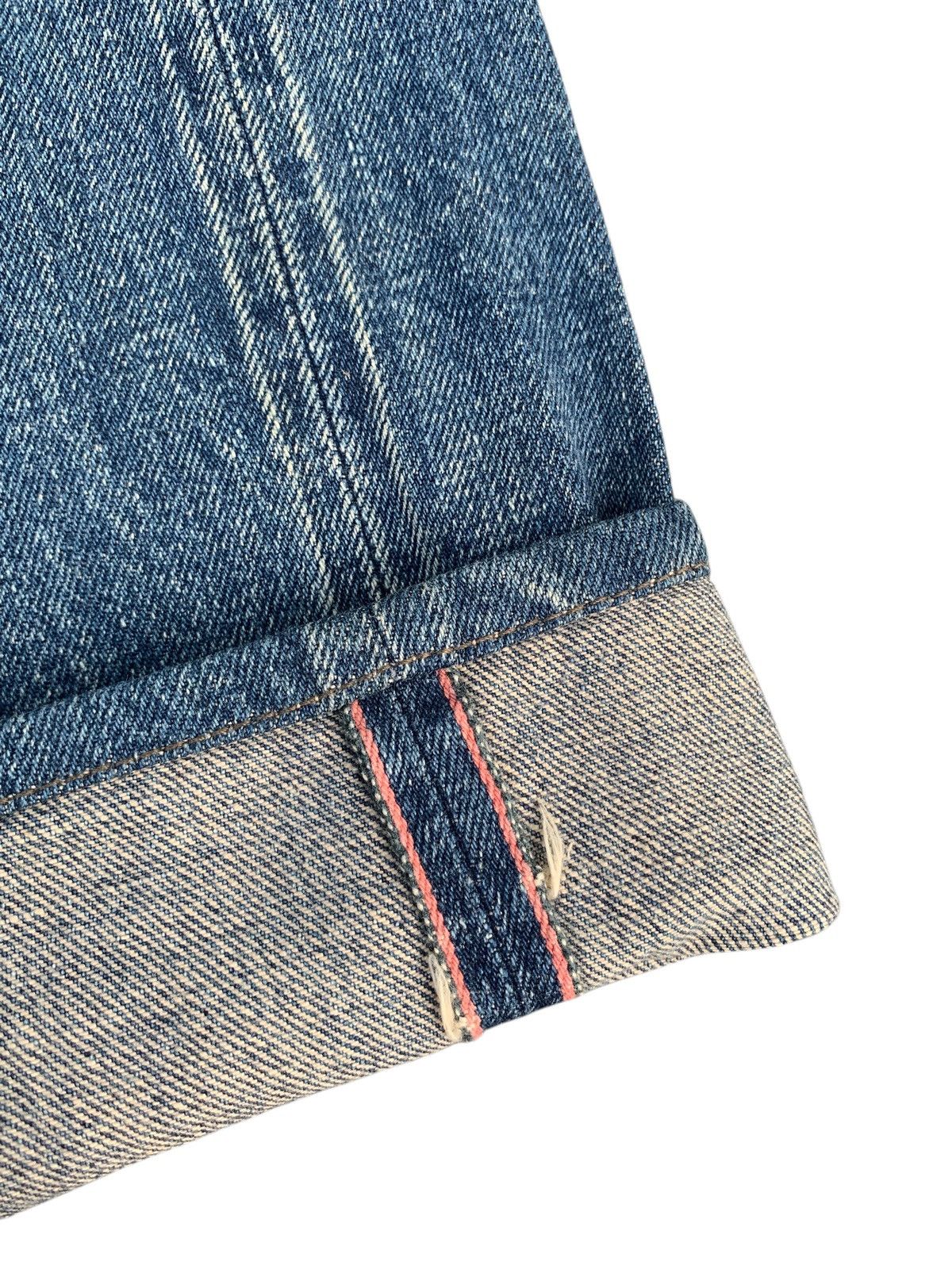 OMNIGOD VINTAGE OMNIGOD 5009 SELVEDGE JAPANESE DISTRESSED DENIM Size US 33 - 10 Thumbnail