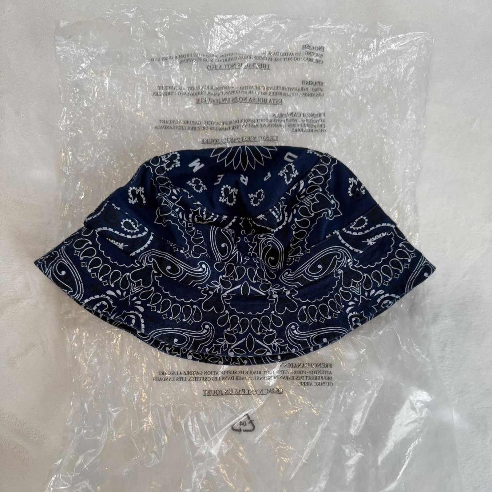 Supreme Supreme Bandana Crusher "Navy" Size ONE SIZE - 4 Thumbnail