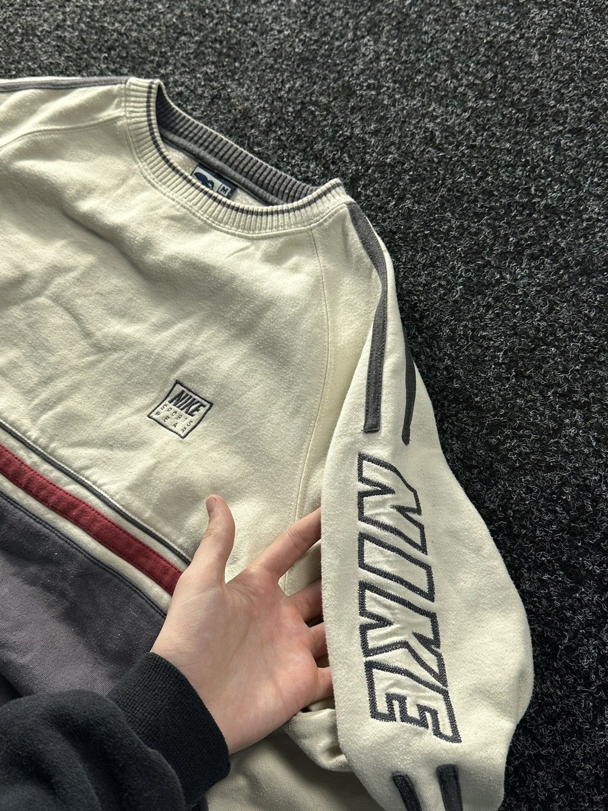 Nike × Vintage ARCHIVE 80s🚨 NIKE SPORTS WEAR big logo OREGON SWEATSHIRT Size US M / EU 48-50 / 2 - 4 Thumbnail