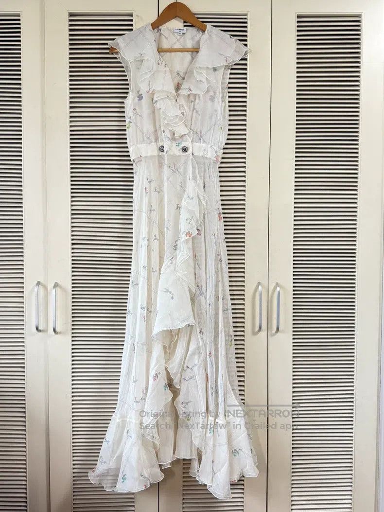 Chanel Chanel Fayet's farewell silk dress Size XS / US 0-2 / IT 36-38 - 1 Thumbnail