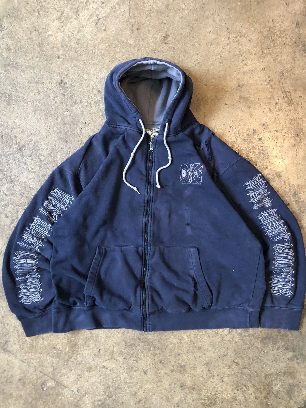 West Coast Choppers Insane vintage west coast choppers thermal lined hoodie Size US XL / EU 56 / 4 - 1 Thumbnail