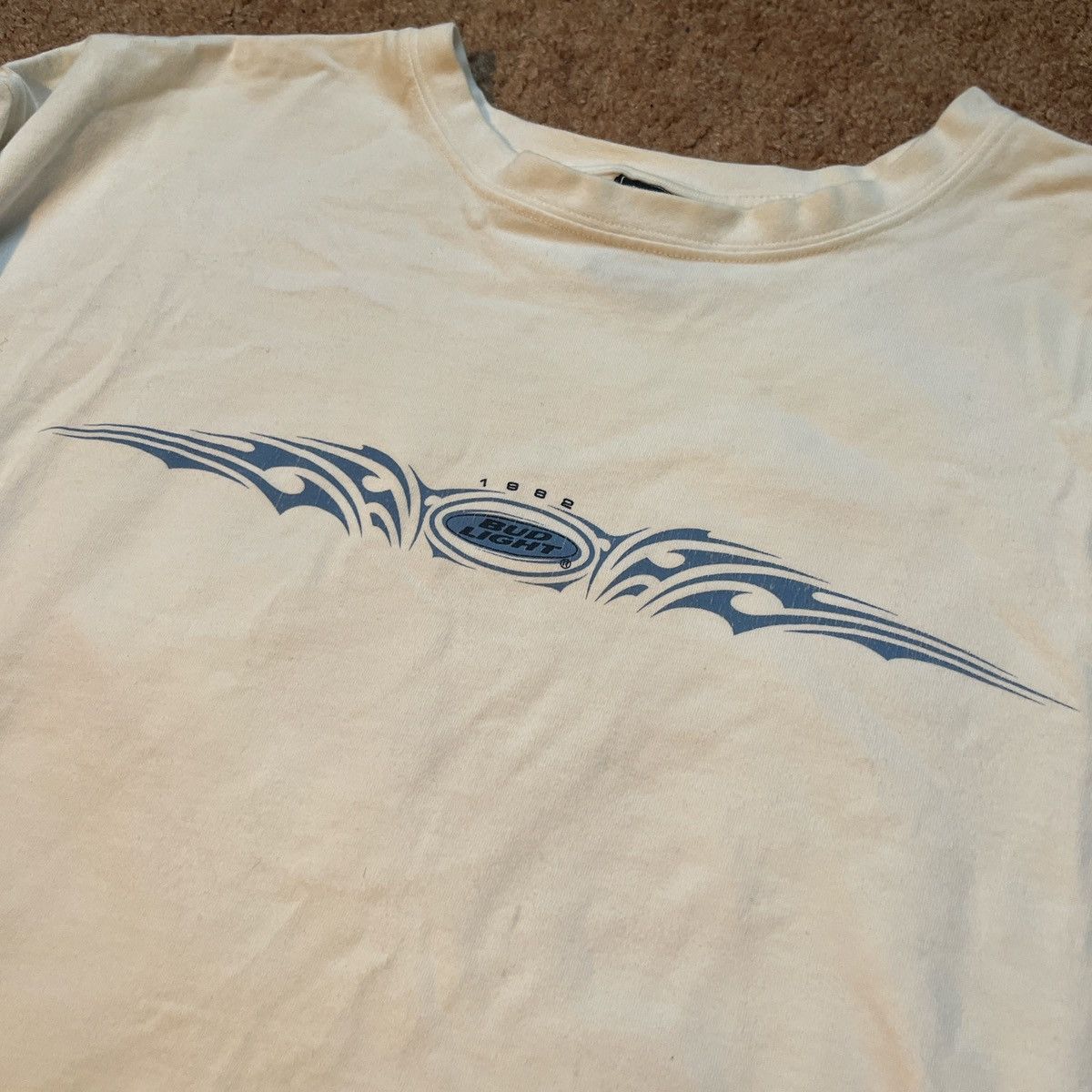 Jansport Vintage Bud Light Blue Flame Longsleeve tee size large Size US L / EU 52-54 / 3 - 1 Thumbnail