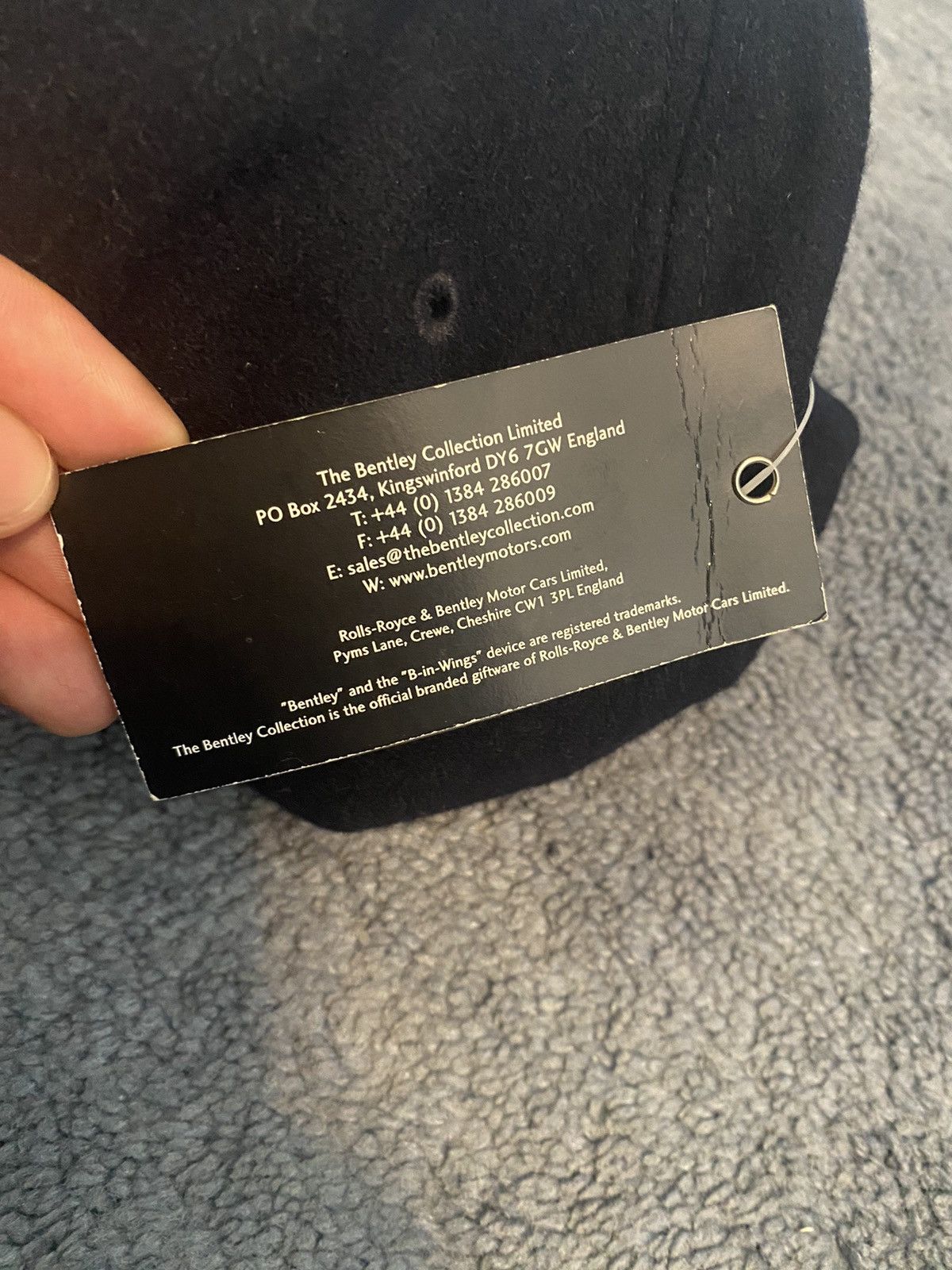 Melton Wool Bentley Motors Baseball Hat
