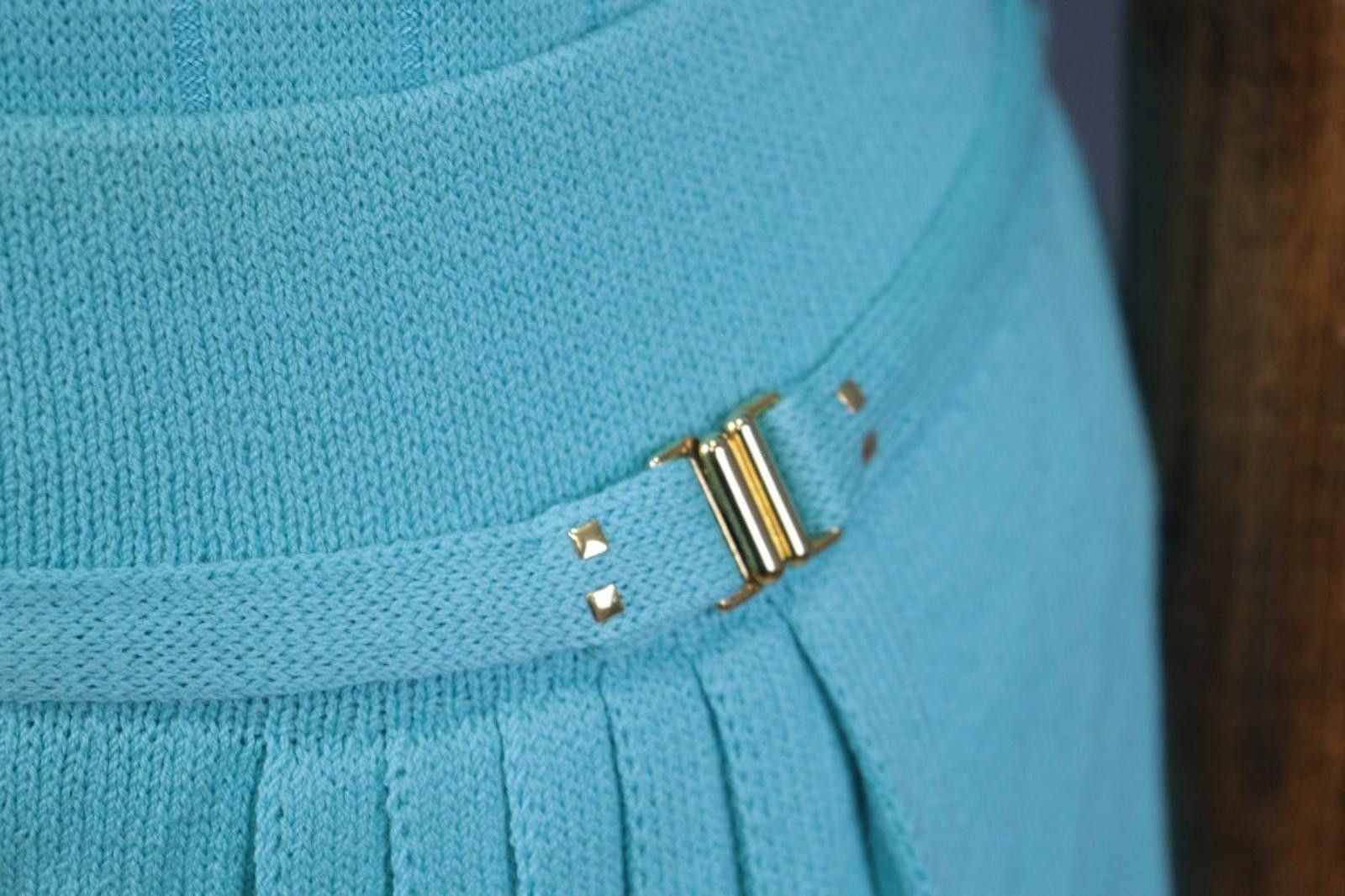 St. John St.John Collection By Marie Gray Blue Shirt / Dress Sz 6 Size M / US 6-8 / IT 42-44 - 10 Thumbnail