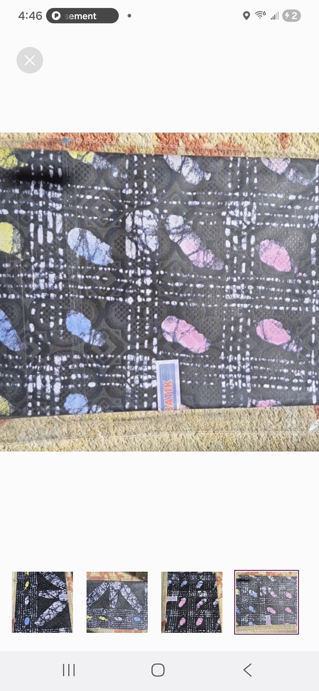 Other Nice Batik Fabric Size ONE SIZE - 4 Thumbnail