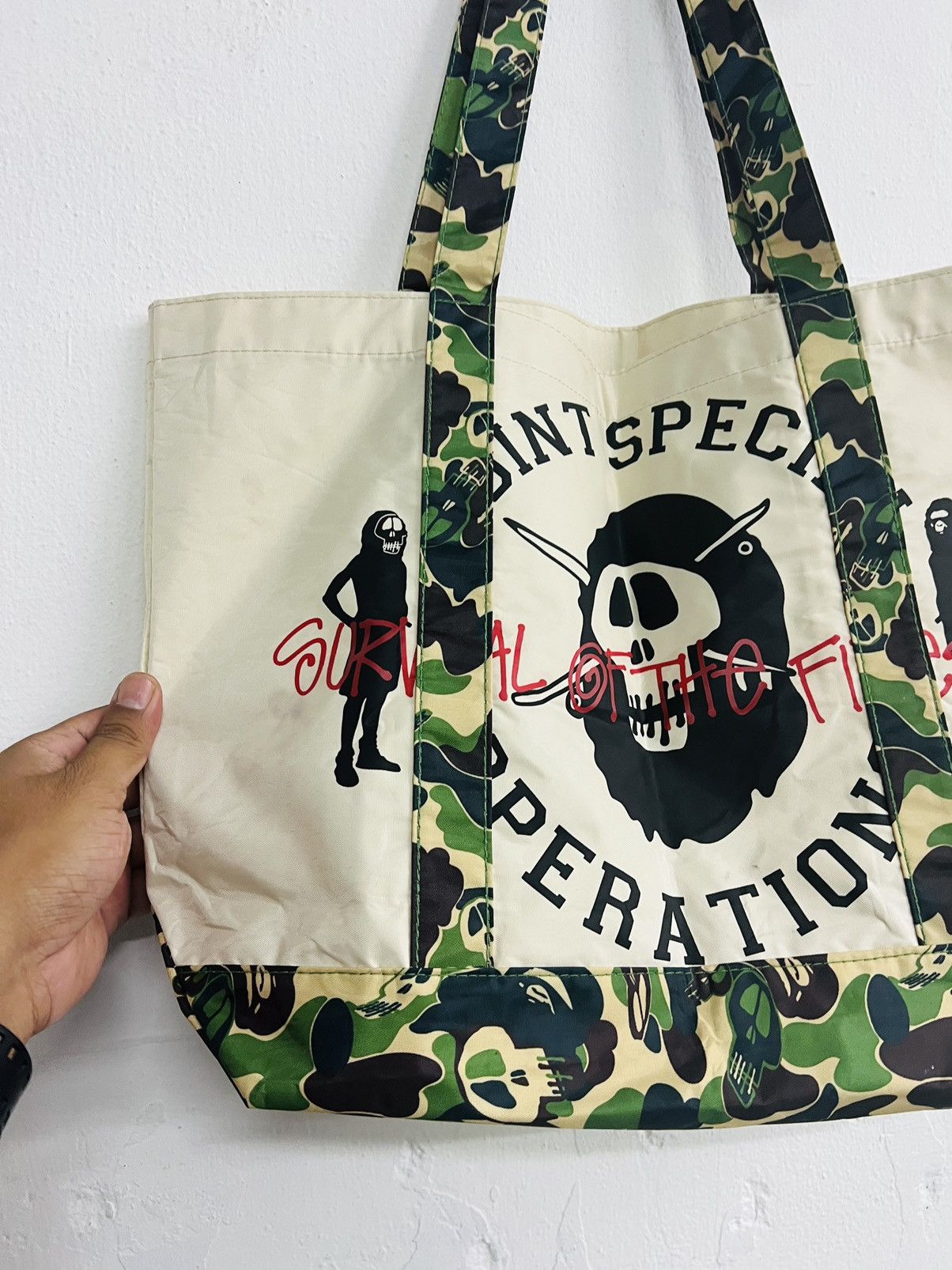 Bape × Stussy BAPE x STUSSY TOTE BAG Size ONE SIZE - 8 Thumbnail