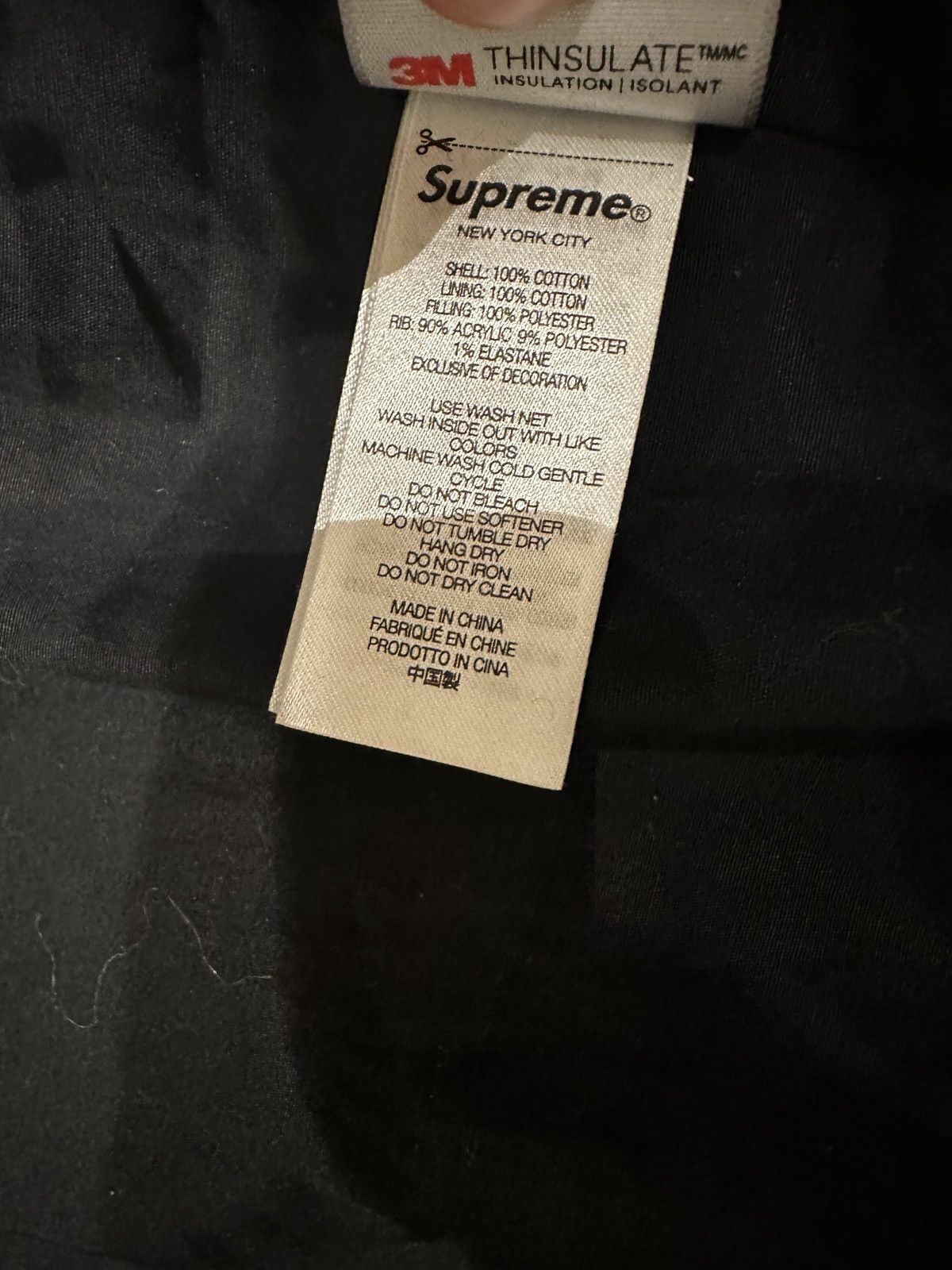 B.B. Simon × Supreme Supreme x b.b. Simon Quilted Work Jacket Black FW23 Size L Size US L / EU 52-54 / 3 - 4 Thumbnail